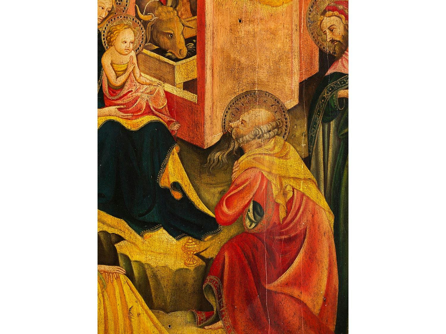 Detailabbildung: Lorenzo Monaco, eigentlich „Piero di Giovanni“, 1365/71 Siena – 1425 Florenz, zug.