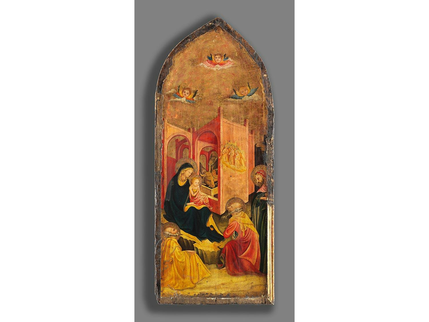 Detailabbildung: Lorenzo Monaco, eigentlich „Piero di Giovanni“, 1365/71 Siena – 1425 Florenz, zug.