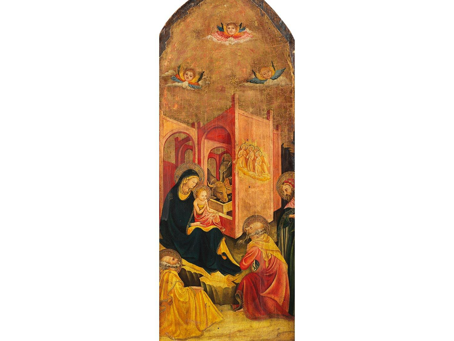 Detailabbildung: Lorenzo Monaco, eigentlich „Piero di Giovanni“, 1365/71 Siena – 1425 Florenz, zug.