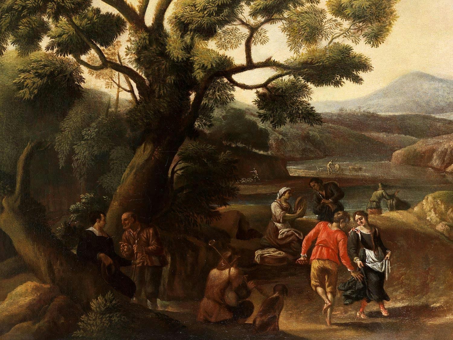 Detailabbildung: Jan Frans van Bloemen (1662 – 1749) und Pieter van Bloemen (1657 – 1720), zug.