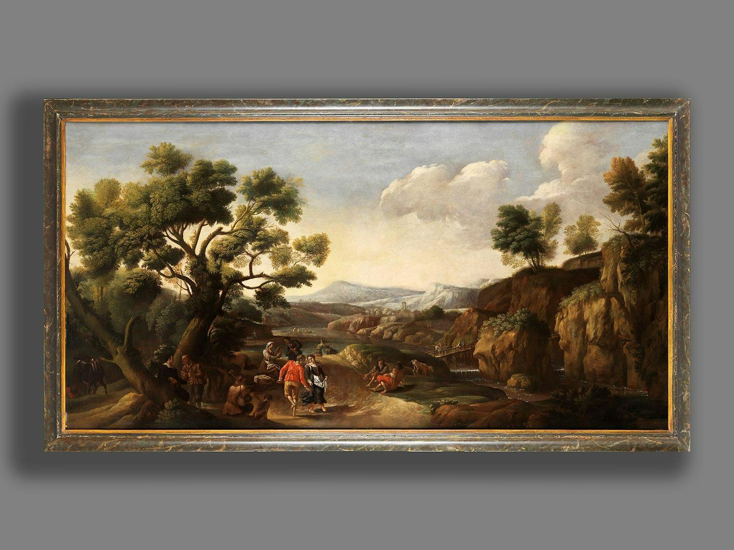 Detailabbildung: Jan Frans van Bloemen (1662 – 1749) und Pieter van Bloemen (1657 – 1720), zug.