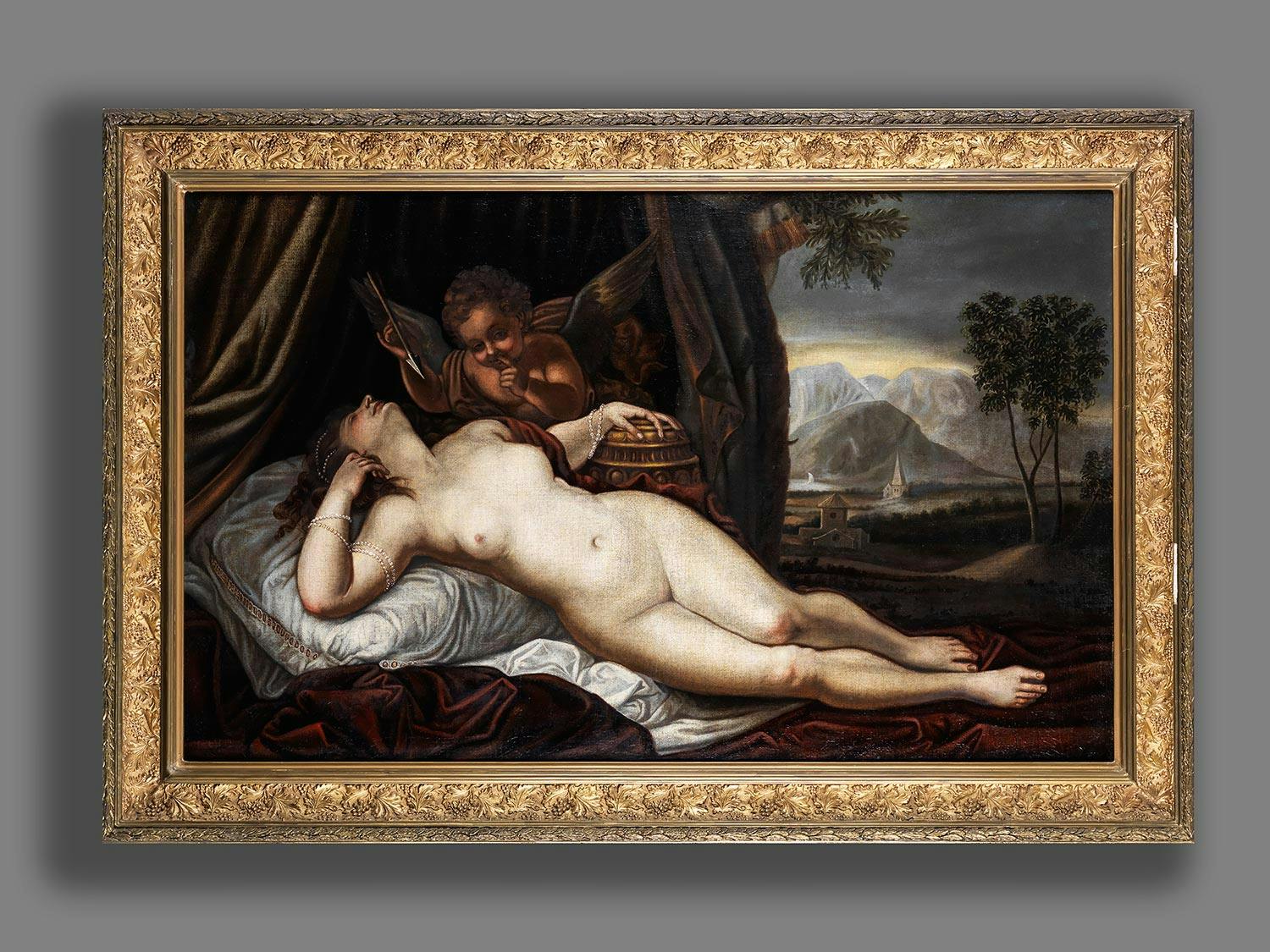 Detailabbildung: Italienischer Maler des 18. Jahrhunderts, im Stil des Jacopo Tintoretto (1518/19 – 1594)