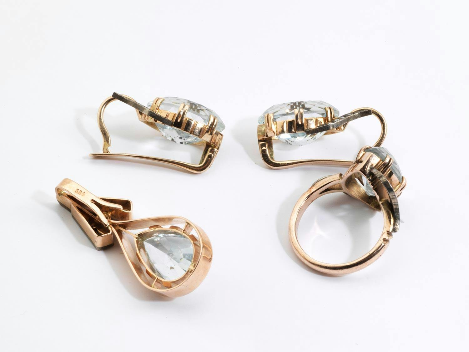 Detailabbildung: Beryll-Brillant-Set