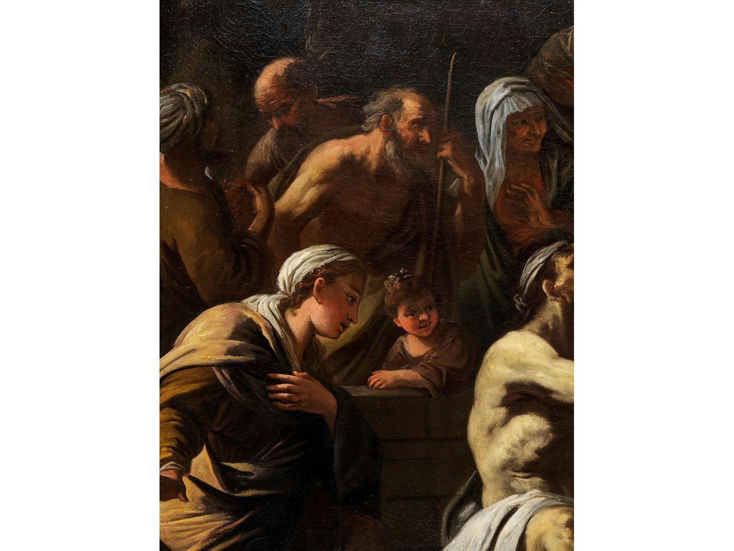 Detailabbildung: Luca Giordano, genannt „Luca Fa Presto“, 1634 Neapel – 1705 ebenda, zug.