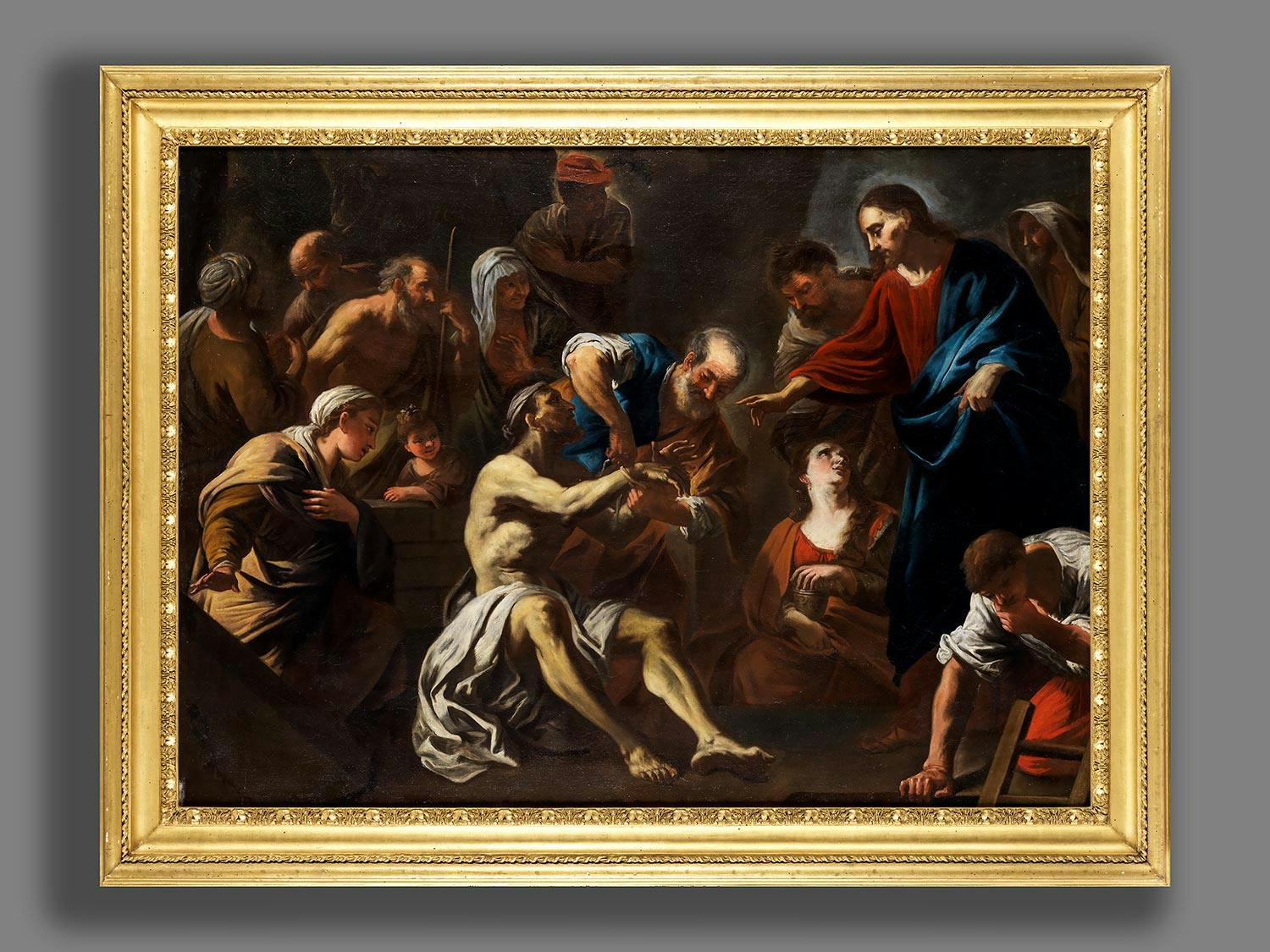 Detailabbildung: Luca Giordano, genannt „Luca Fa Presto“, 1634 Neapel – 1705 ebenda, zug.