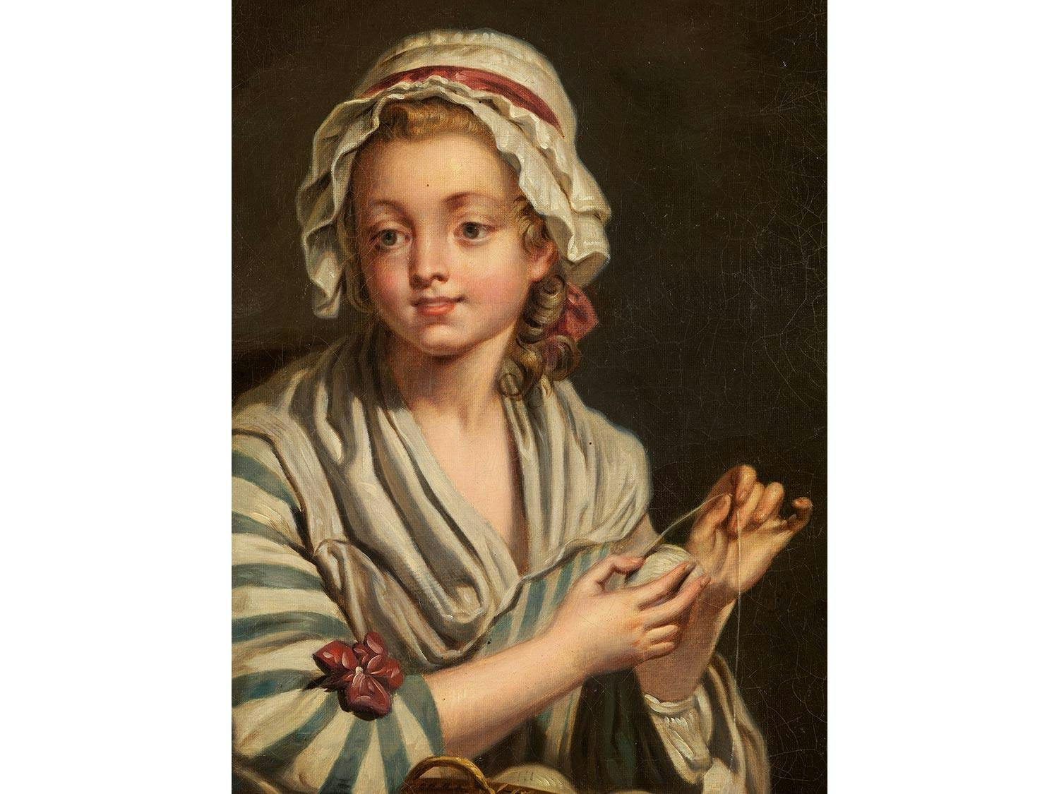 Detailabbildung: Jean-Baptiste Greuze, 1725 Tournus – 1805 Paris, Nachfolge des