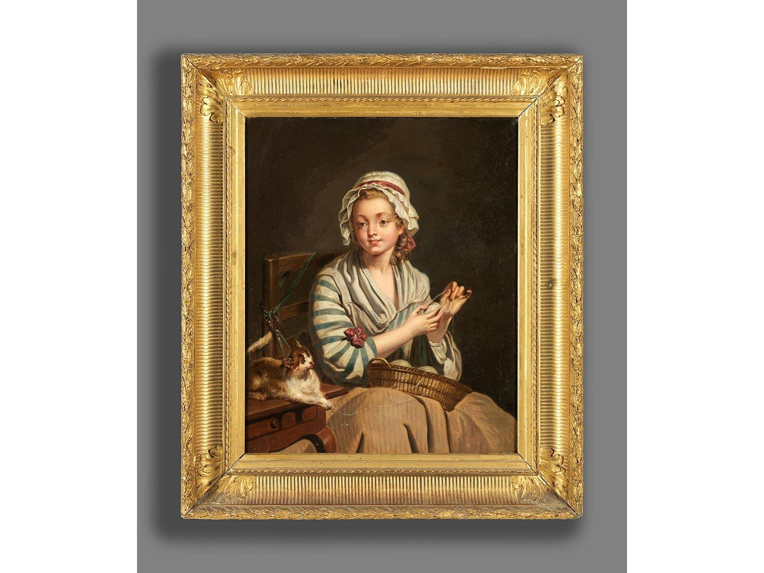 Detailabbildung: Jean-Baptiste Greuze, 1725 Tournus – 1805 Paris, Nachfolge des