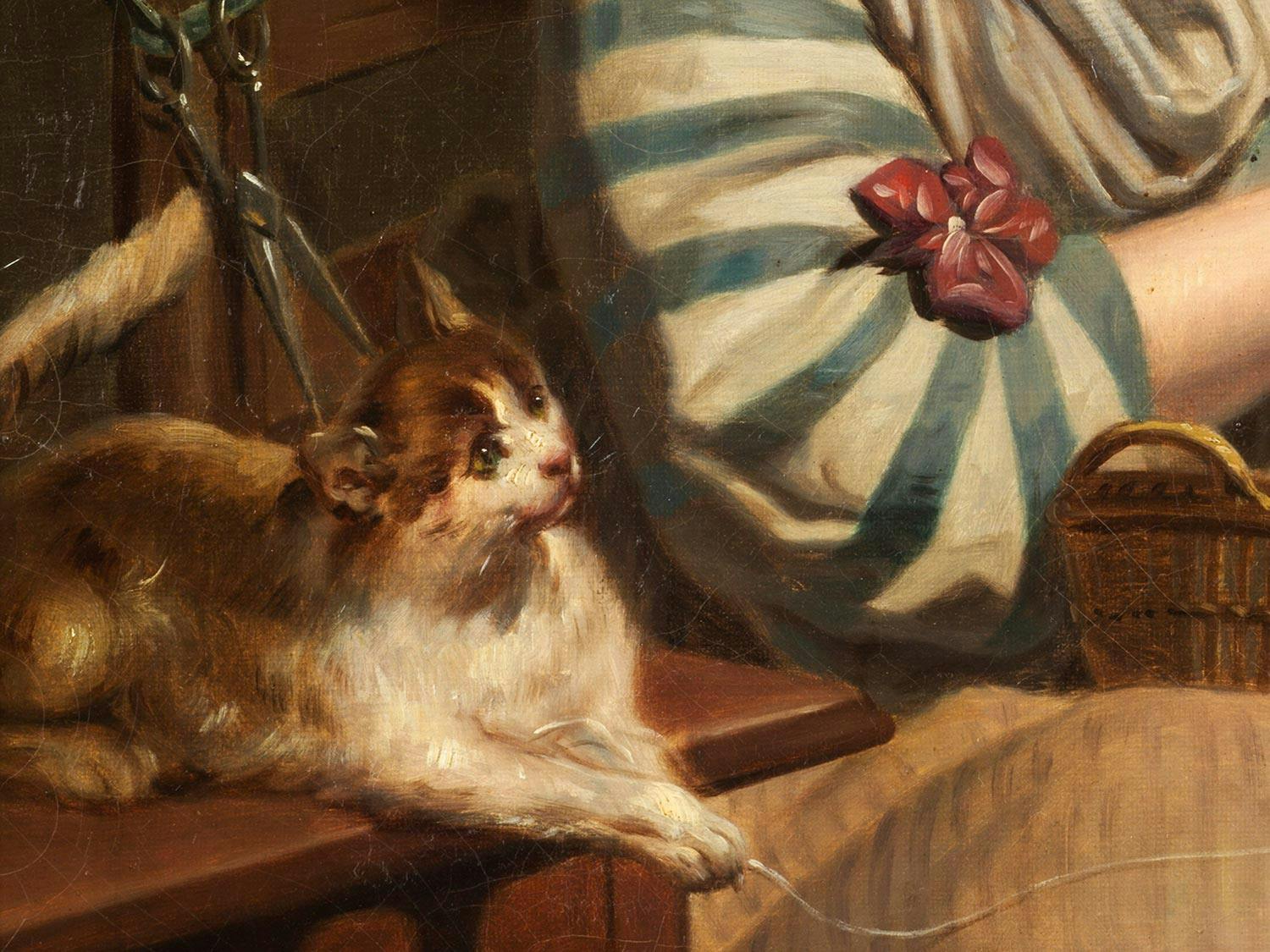 Detailabbildung: Jean-Baptiste Greuze, 1725 Tournus – 1805 Paris, Nachfolge des