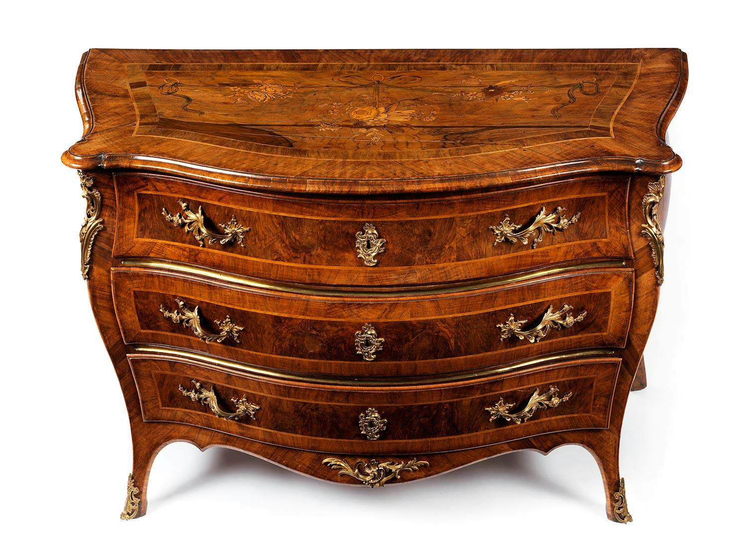 Detailabbildung: Neuwieder Barock-Kommode