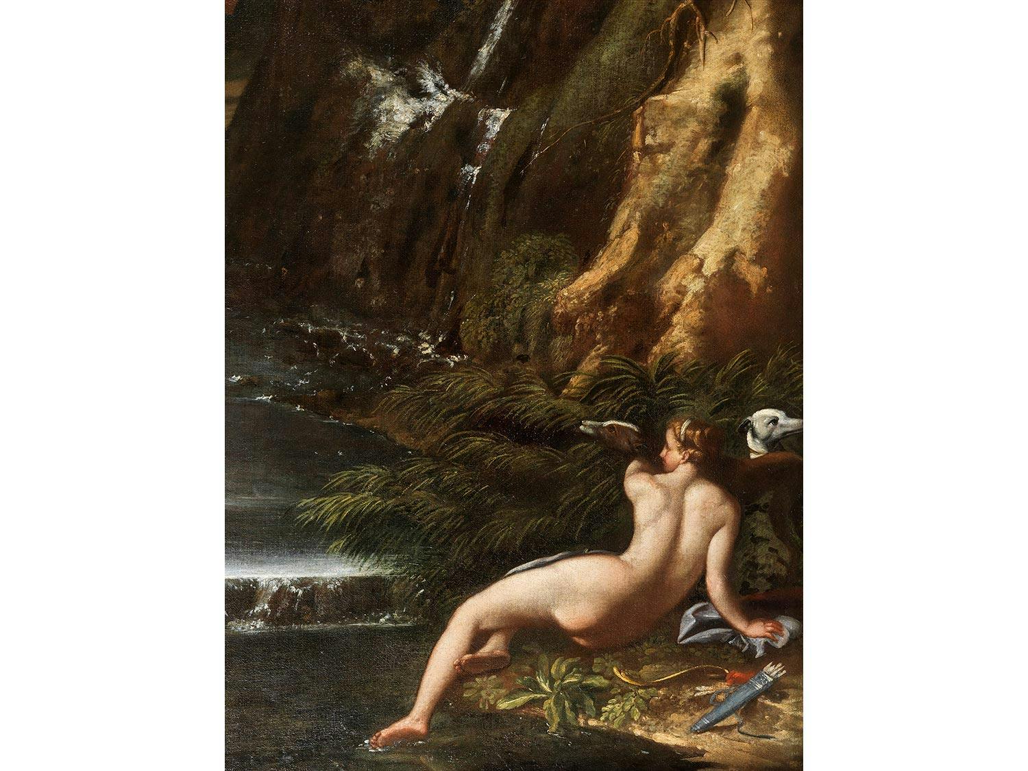 Detailabbildung: Carlo Maratti (1625 – 1713) und Gaspard Dughet (1615 – 1675), zug.