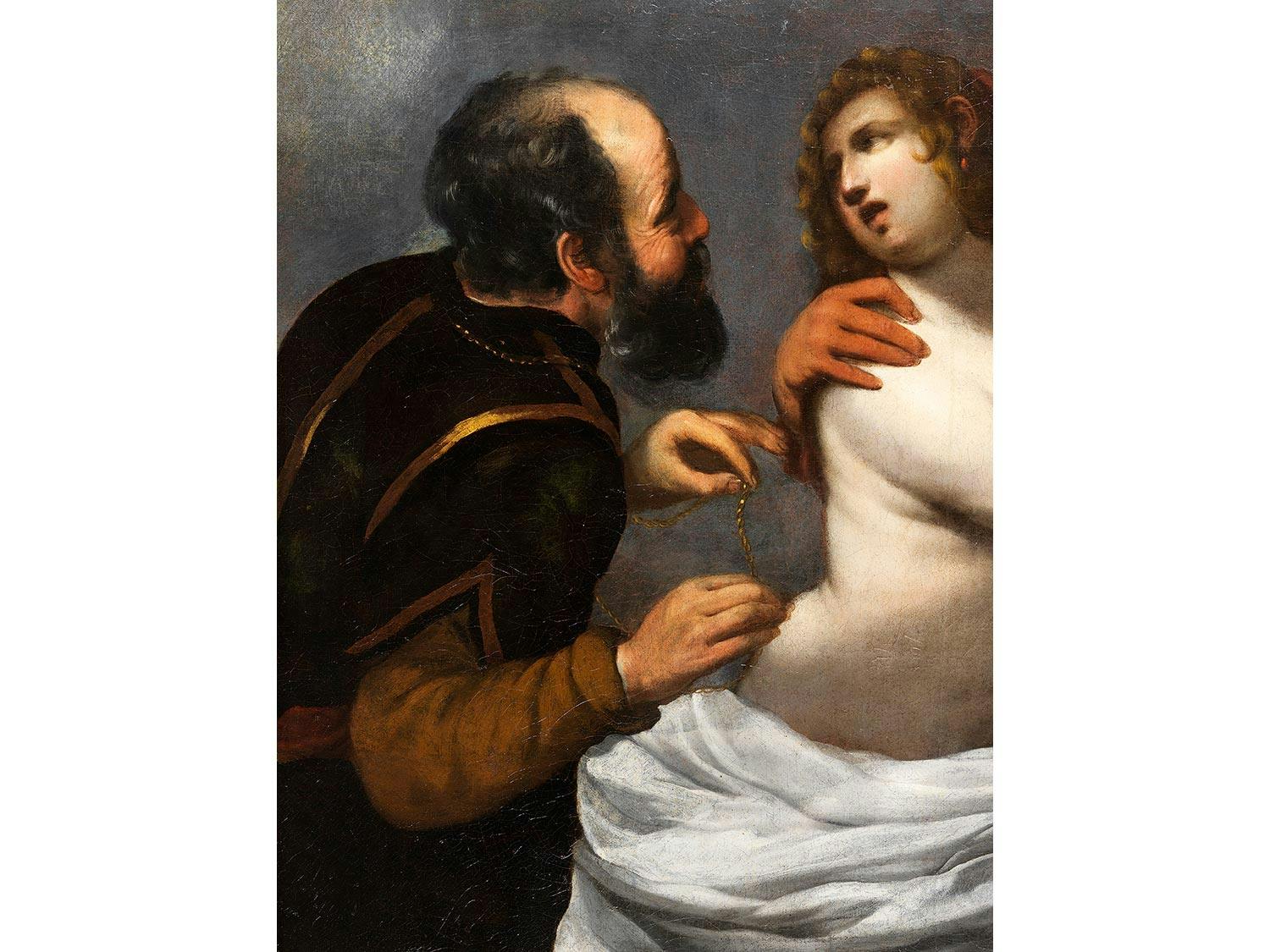 Detailabbildung: Luciano Borzone, 1590 Genua – 1645 ebenda