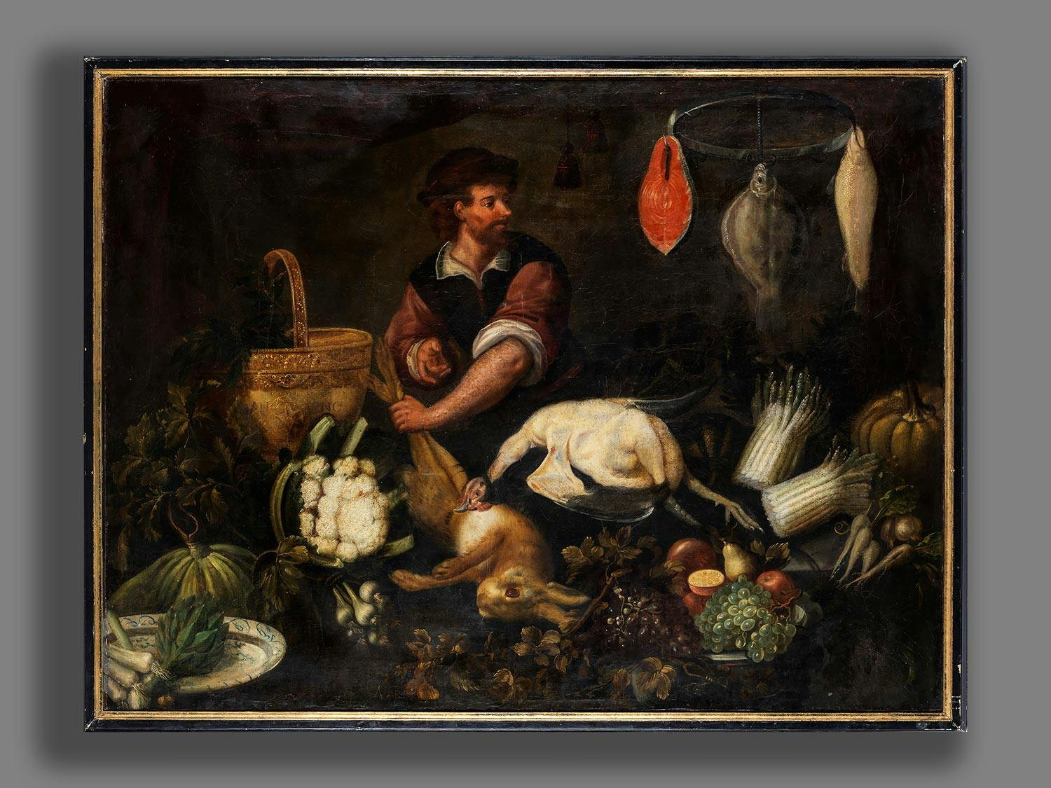 Detailabbildung: Frans Snyders, 1579 Antwerpen – 1657 ebenda, flämische Nachfolge des 17. Jahrhunderts