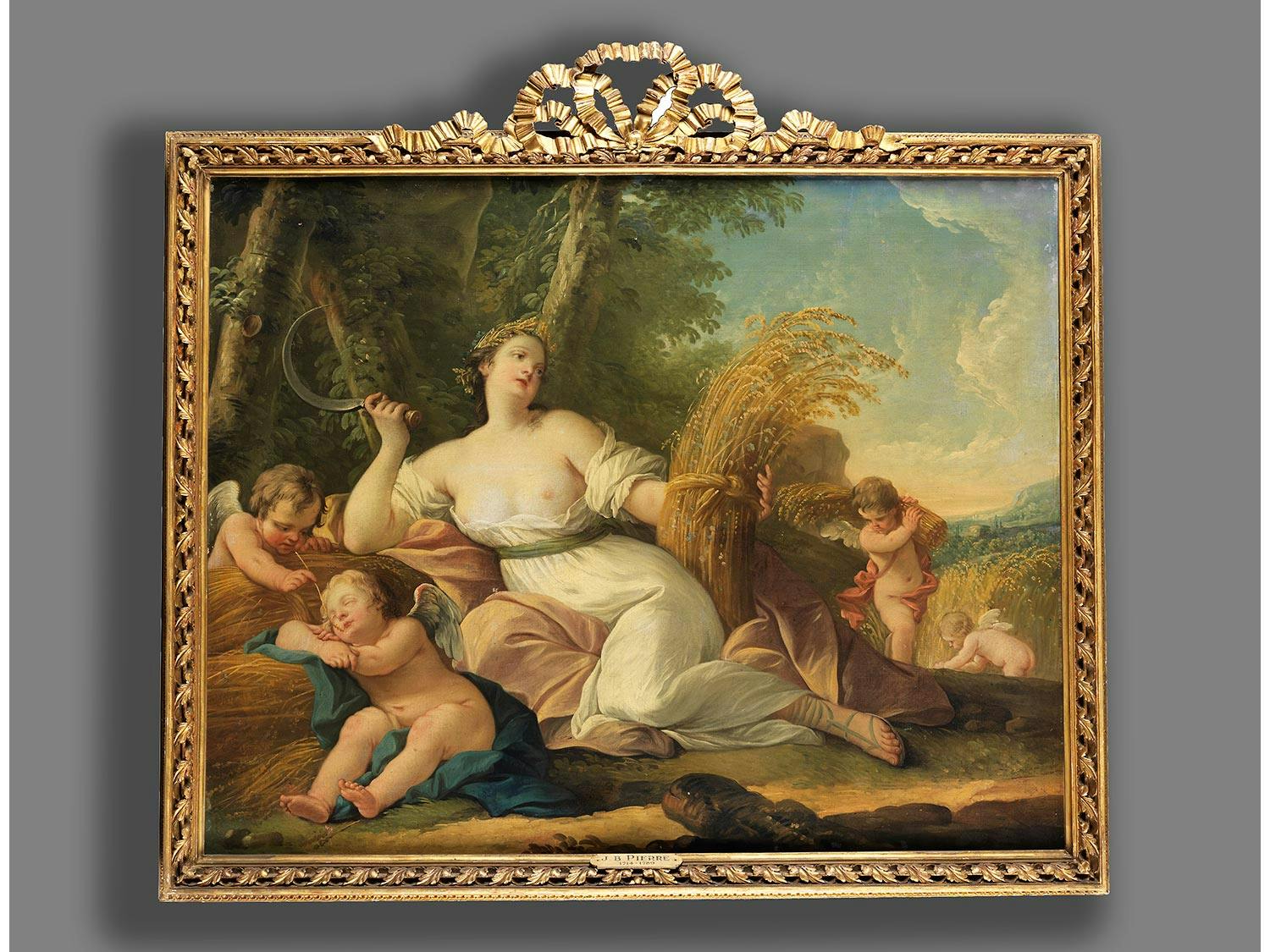 Detailabbildung: Jean-Baptiste Marie Pierre, 1713 Paris – 1789 ebenda, zug.