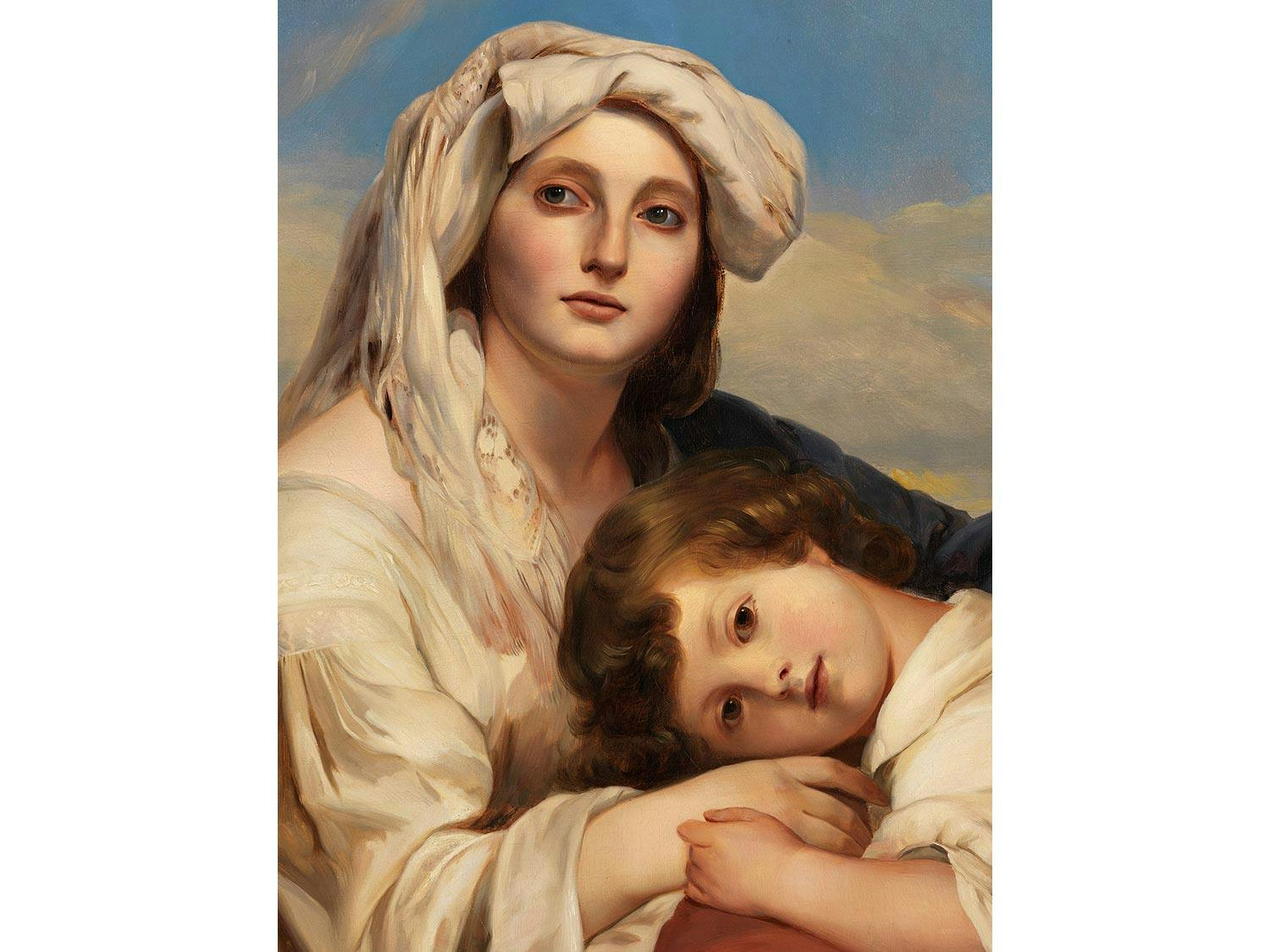 Detailabbildung: Franz Xaver Winterhalter, 1805 Menzenschwand – 1873 Frankfurt a.M., zug.