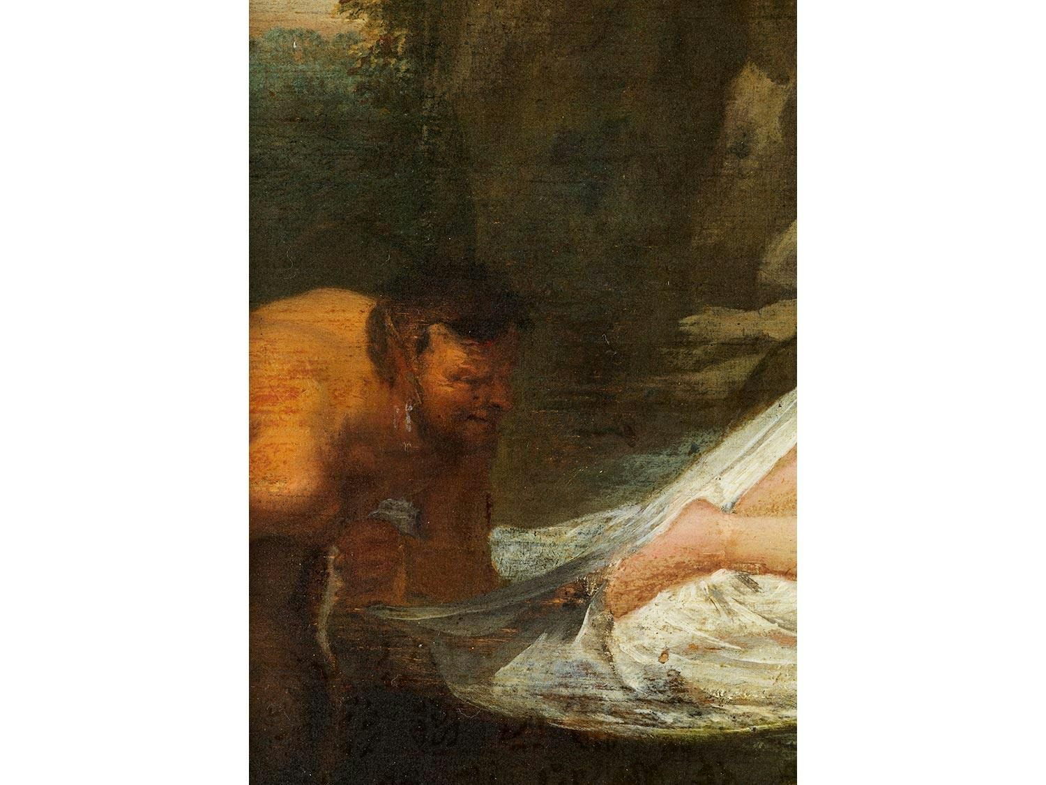 Detailabbildung: Cornelis van Poelenburgh (1594/95 – 1667), wohl in Kooperation mit Jan Both (um 1615 – 1652), zug.