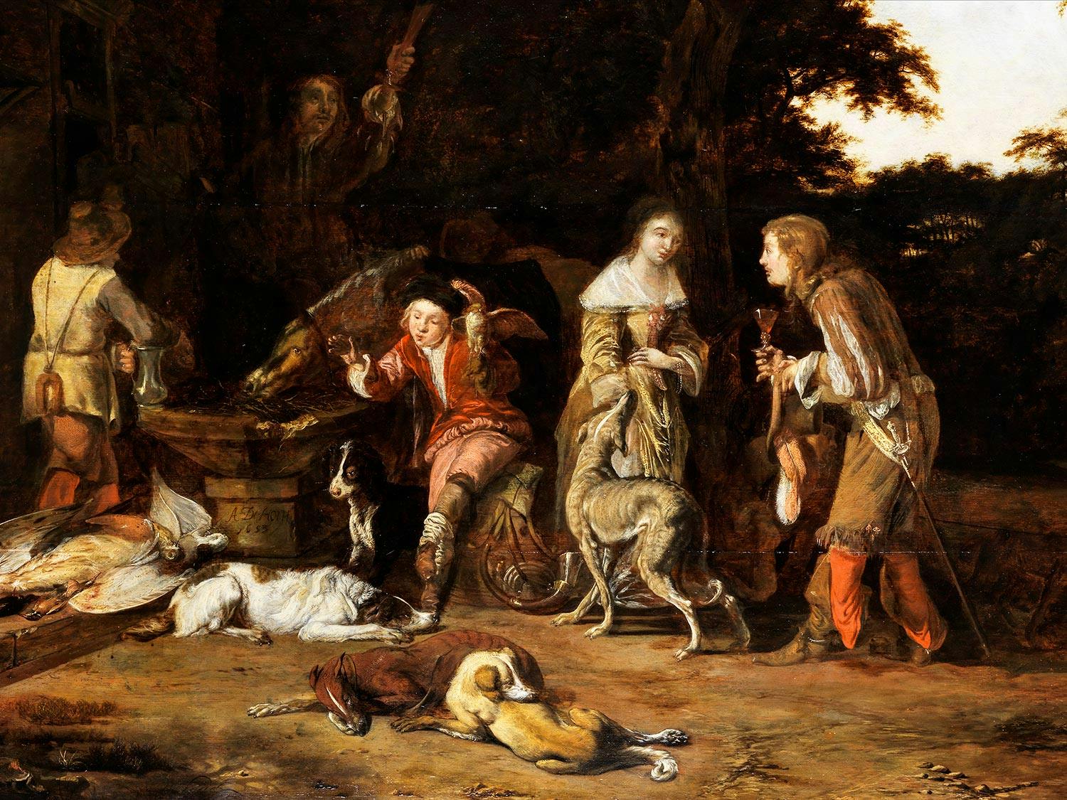 Detailabbildung: Abraham Danielsz Hondius, um 1625 Rotterdam – 1695 London