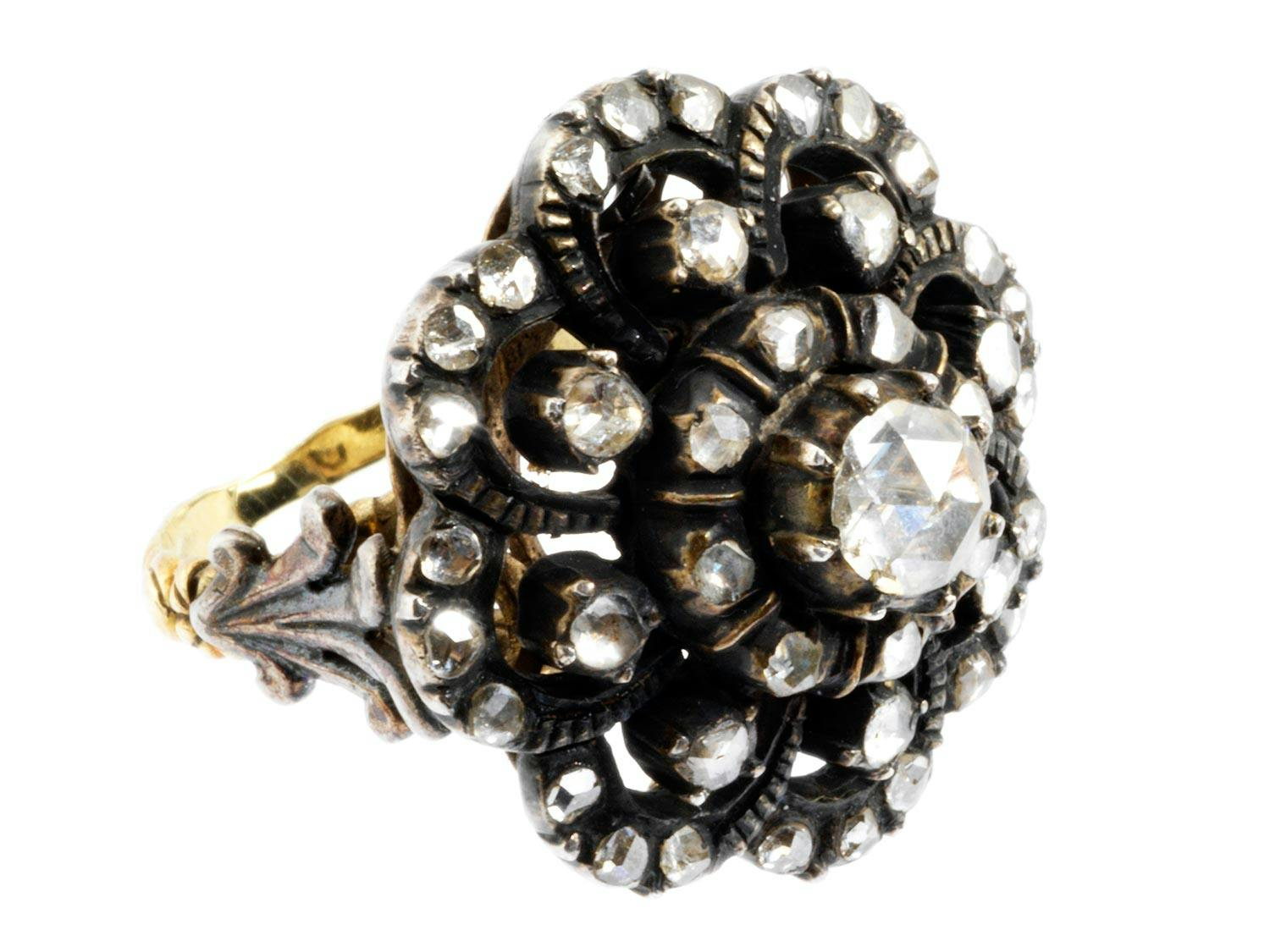 Diamant-Rosettenring