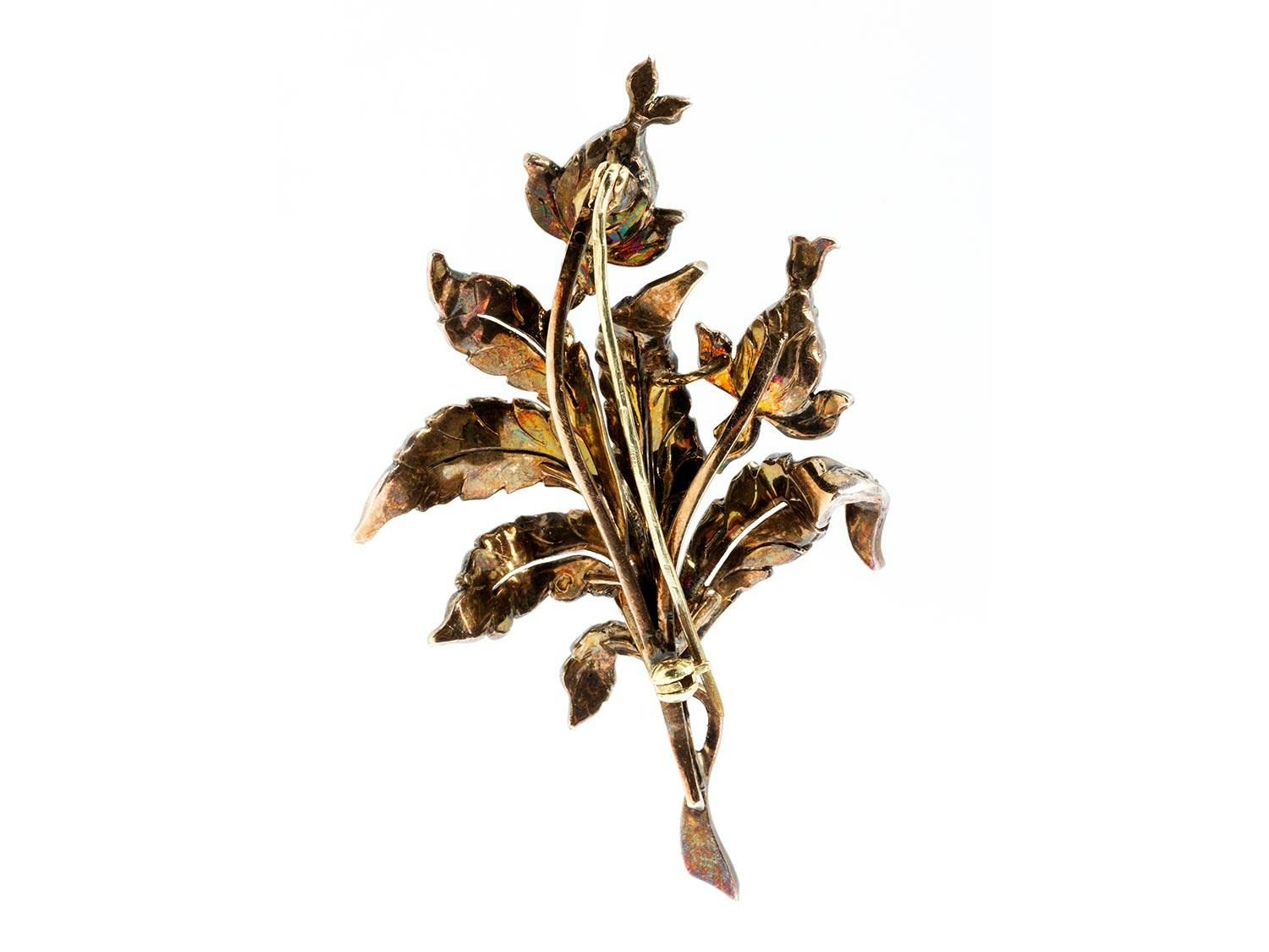 Detailabbildung: Antike Diamantbrosche