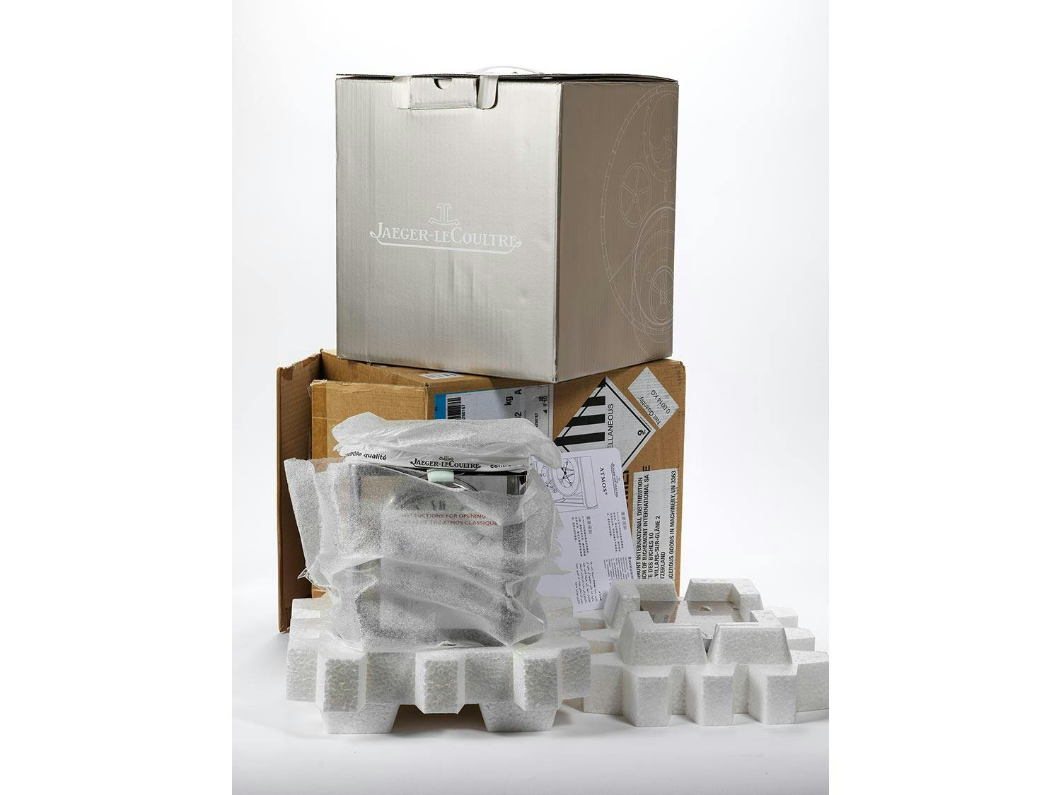 Detailabbildung: Original verpackte Jaeger-LeCoultre Atmos Collection Classic