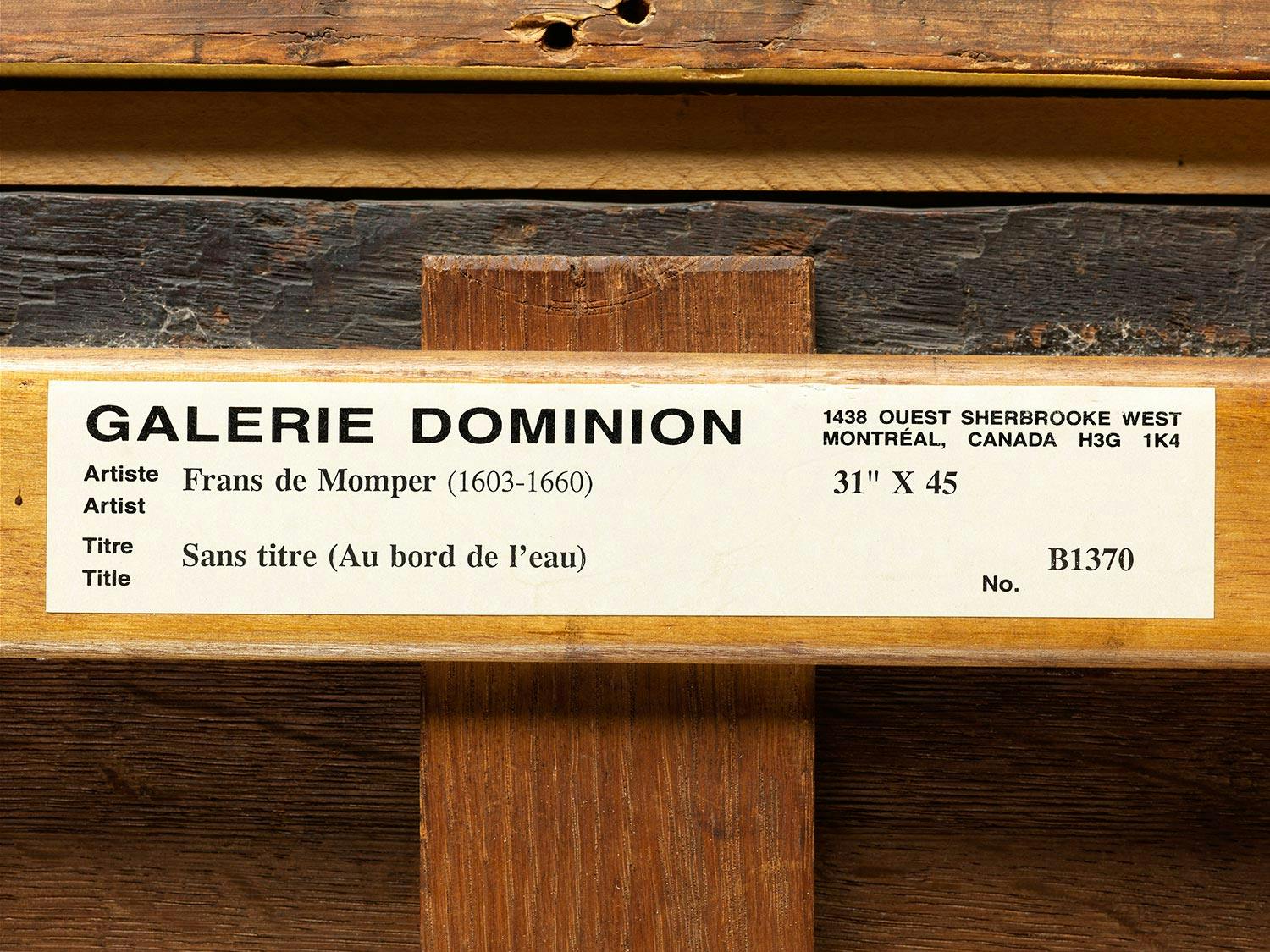 Detailabbildung: Frans de Momper, 1603 Antwerpen – 1660 ebenda