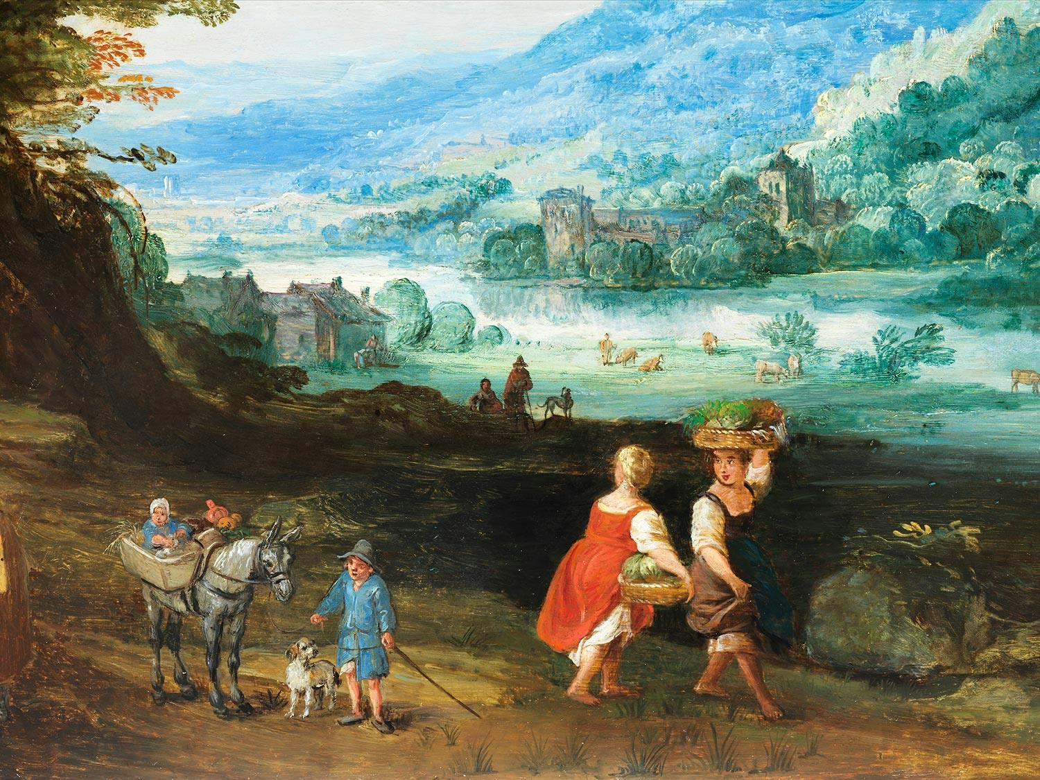 Detailabbildung: Jan Brueghel d. J. (1601 – 1678) und Joos de Momper d. J. (1564 – 1635)