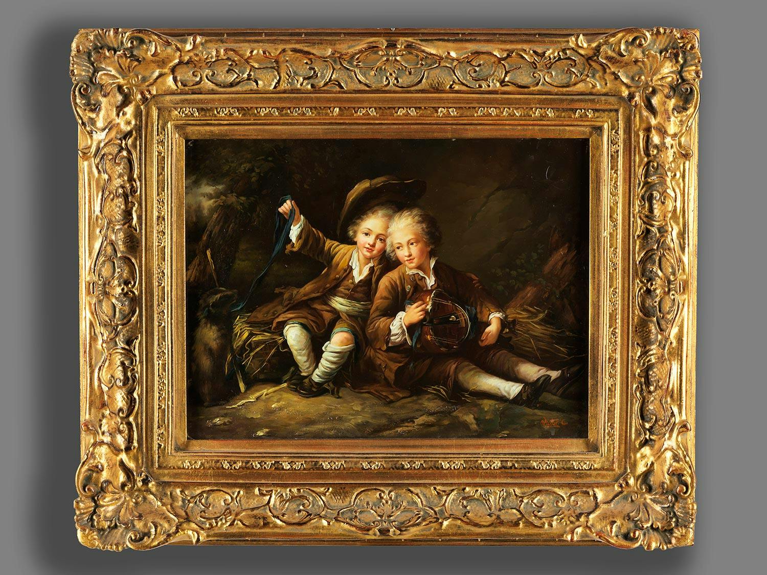 Detailabbildung: François Hubert Drouais, 1727 Paris – 1775 ebenda, nach