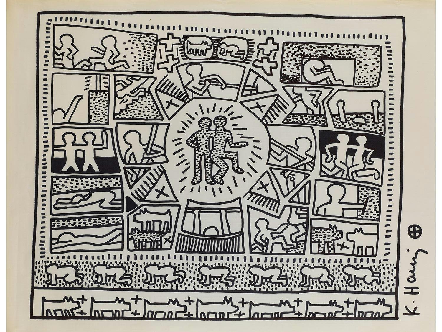 Keith Haring, 1958 Reading/Pennsylvania – 1990 New York