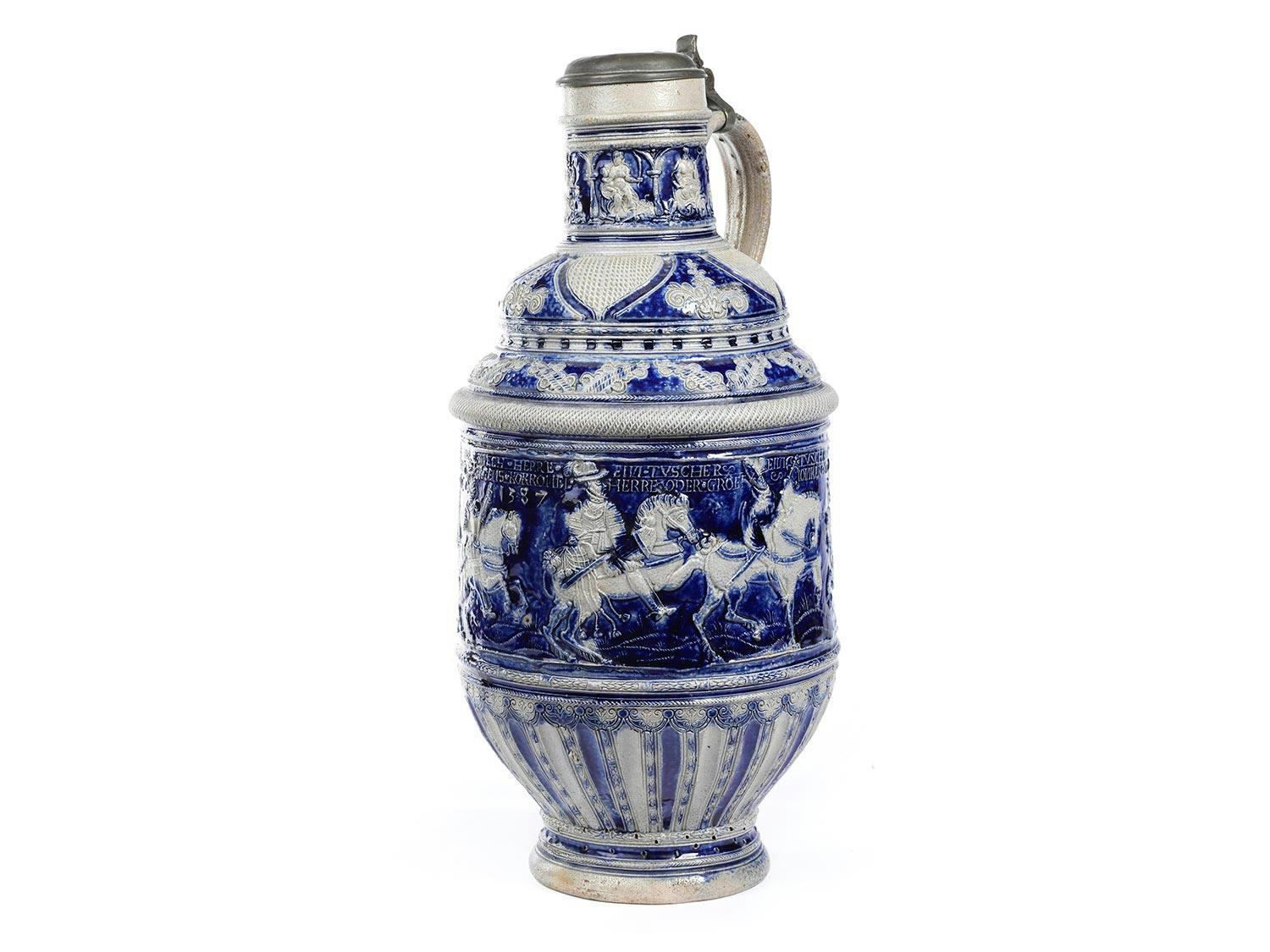 Detailabbildung: Westerwälder Reiterkrug