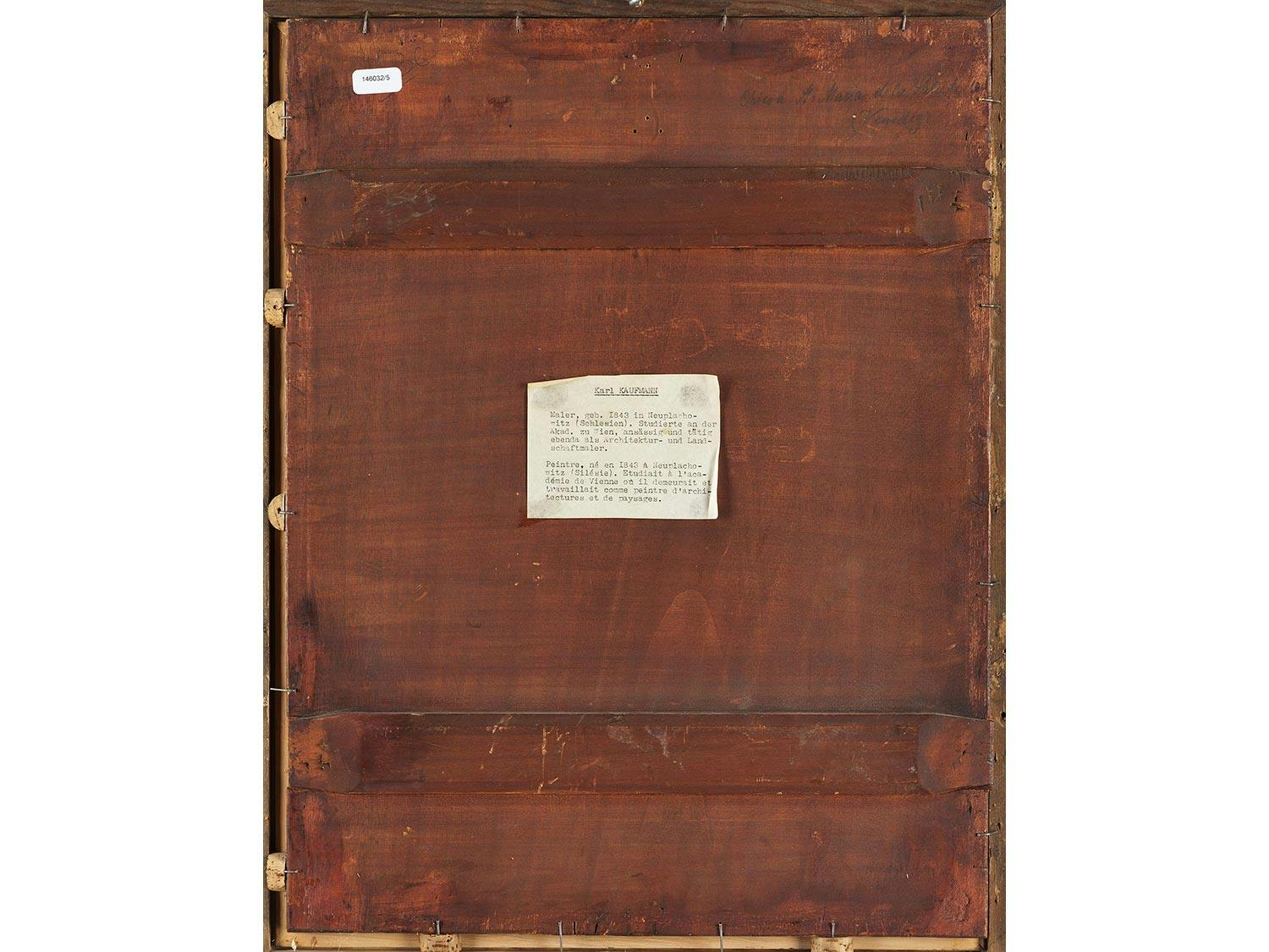 Detailabbildung: Karl Kaufmann, 1843 Neuplachowitz – 1902/05 Wien