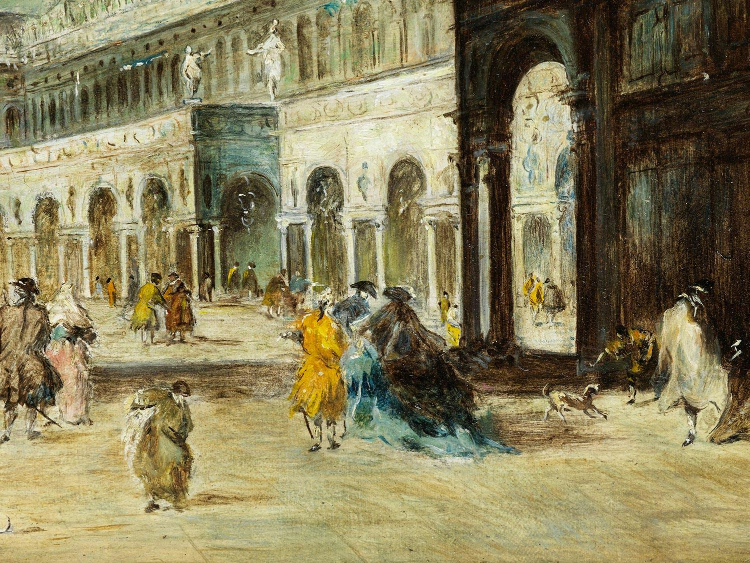 Detailabbildung: Francesco Guardi, 1712 Venedig – 1793 ebenda, nach