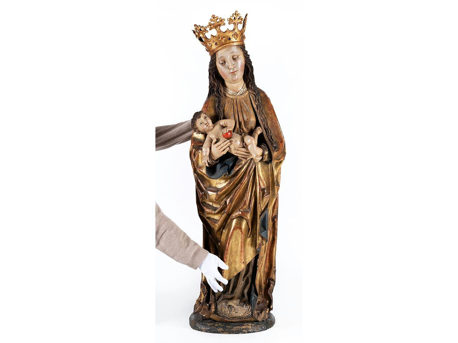 Detailabbildung: Große Mondsichel-Madonna