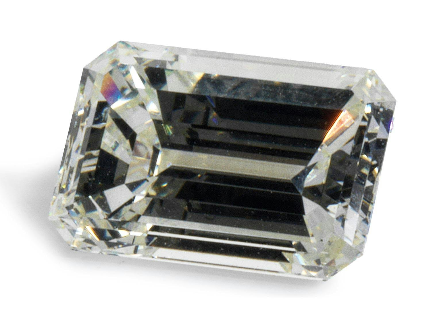 Detailabbildung: Loser Diamant im Smaragdschliff, 2,57 ct