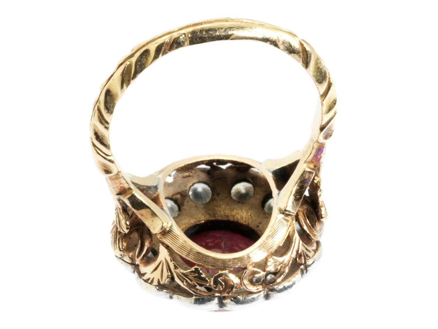 Detailabbildung: Rubin-Diamantring