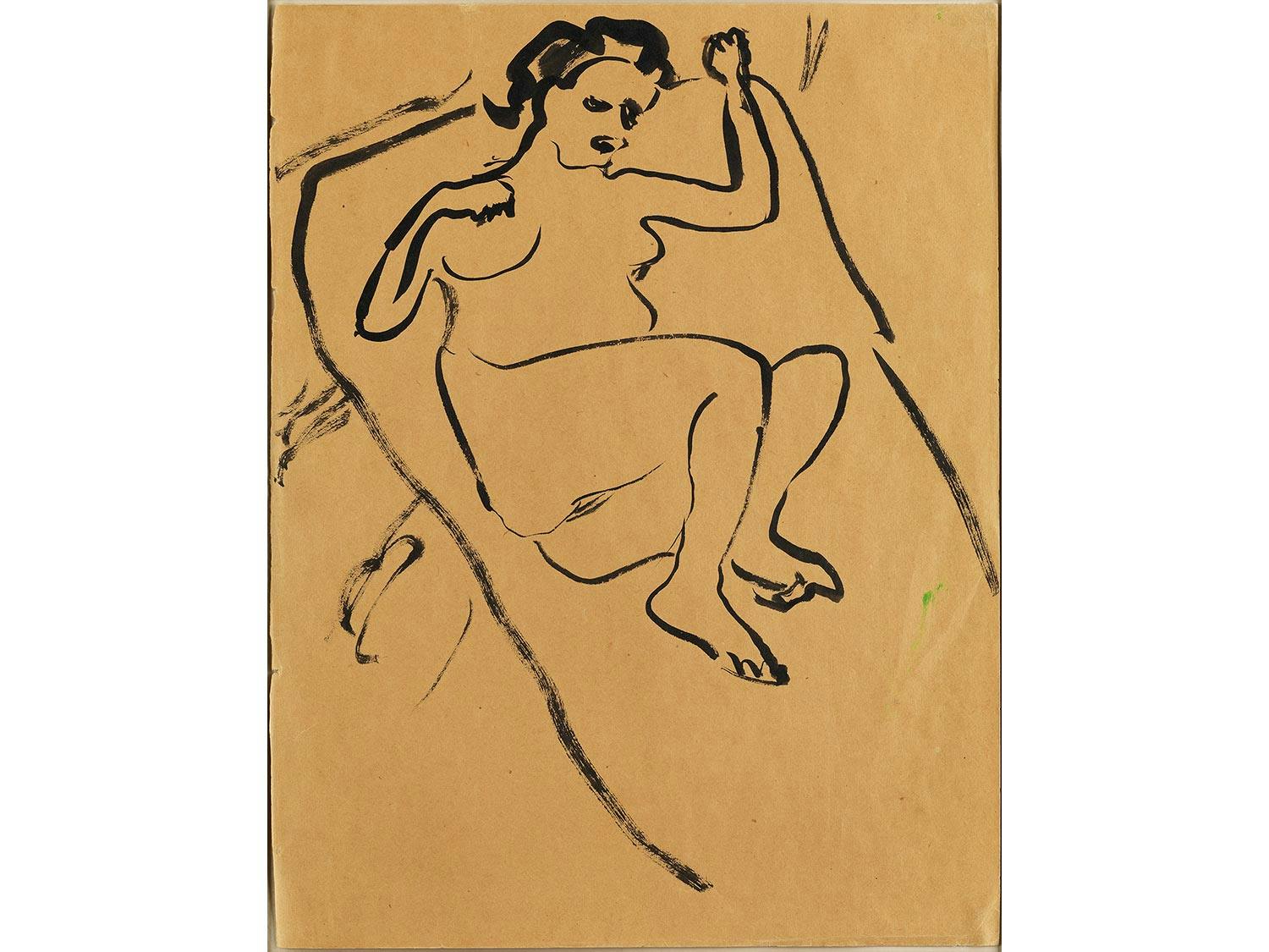 Detailabbildung: Ernst Ludwig Kirchner, 1880 Aschaffenburg – 1938 Frauenkirch/Davos