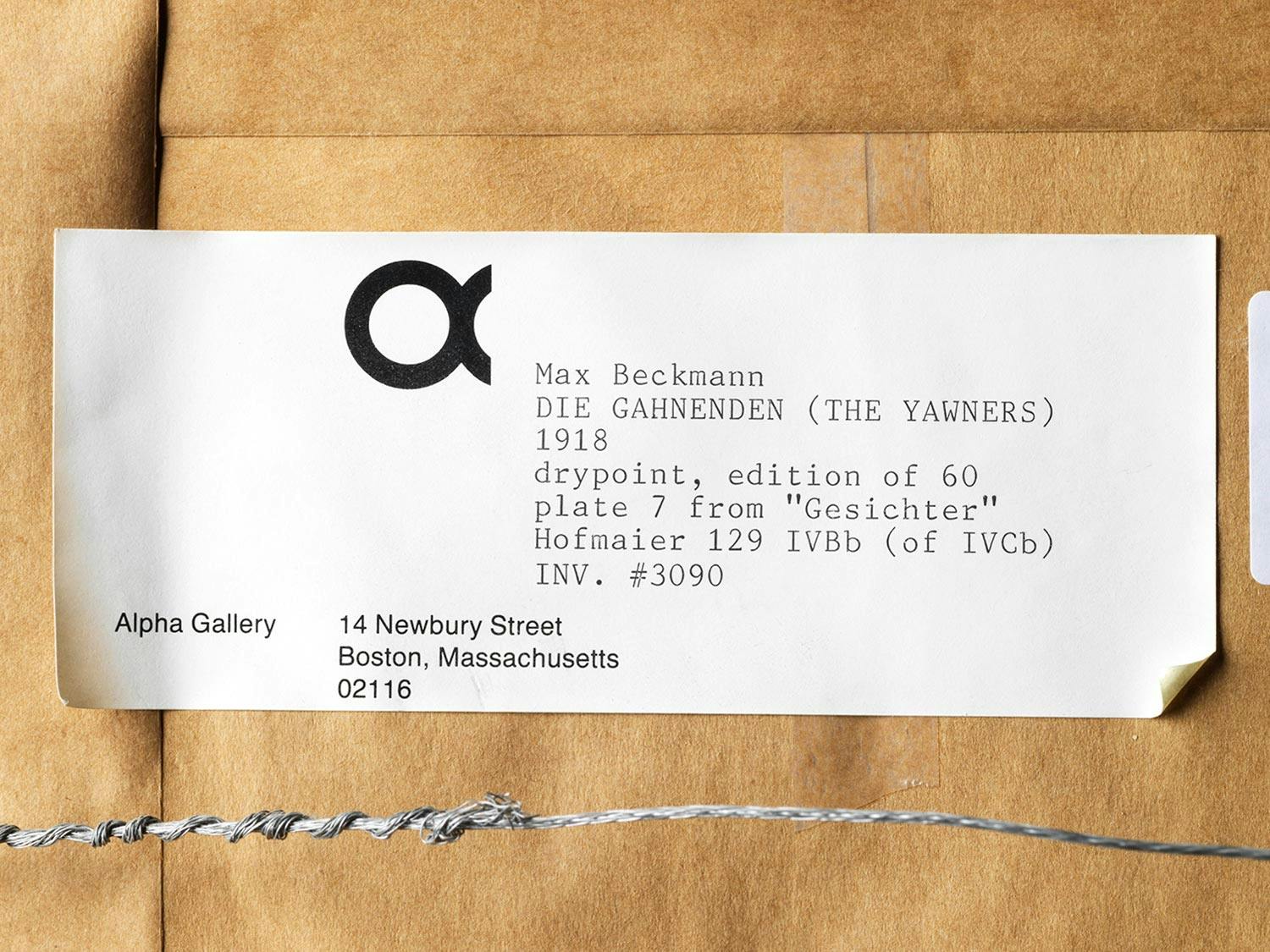 Detailabbildung: Max Beckmann, 1884 Leipzig – 1950 New York