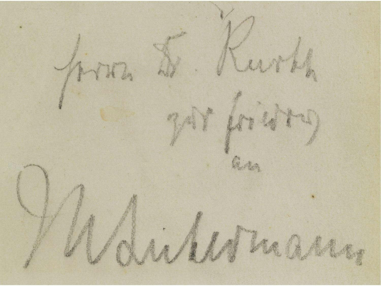 Detailabbildung: Max Liebermann, 1847 Berlin – 1935 ebenda