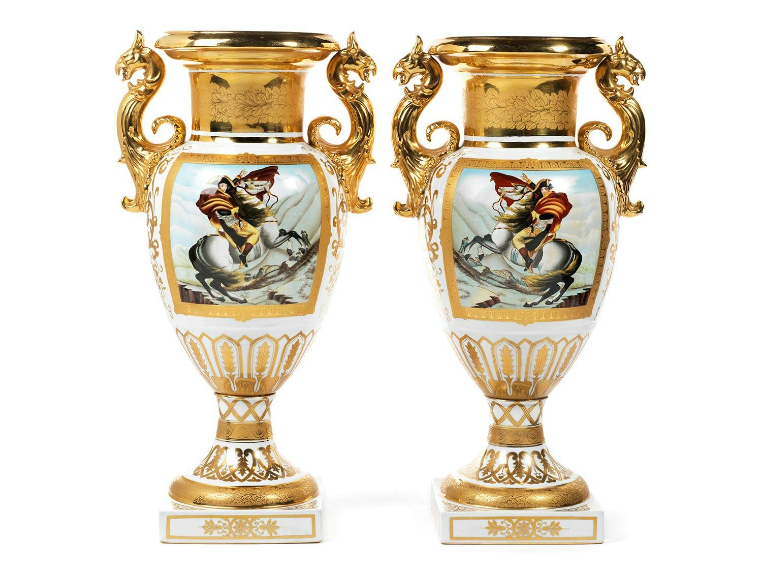 Paar Prunkvasen Napoleon 