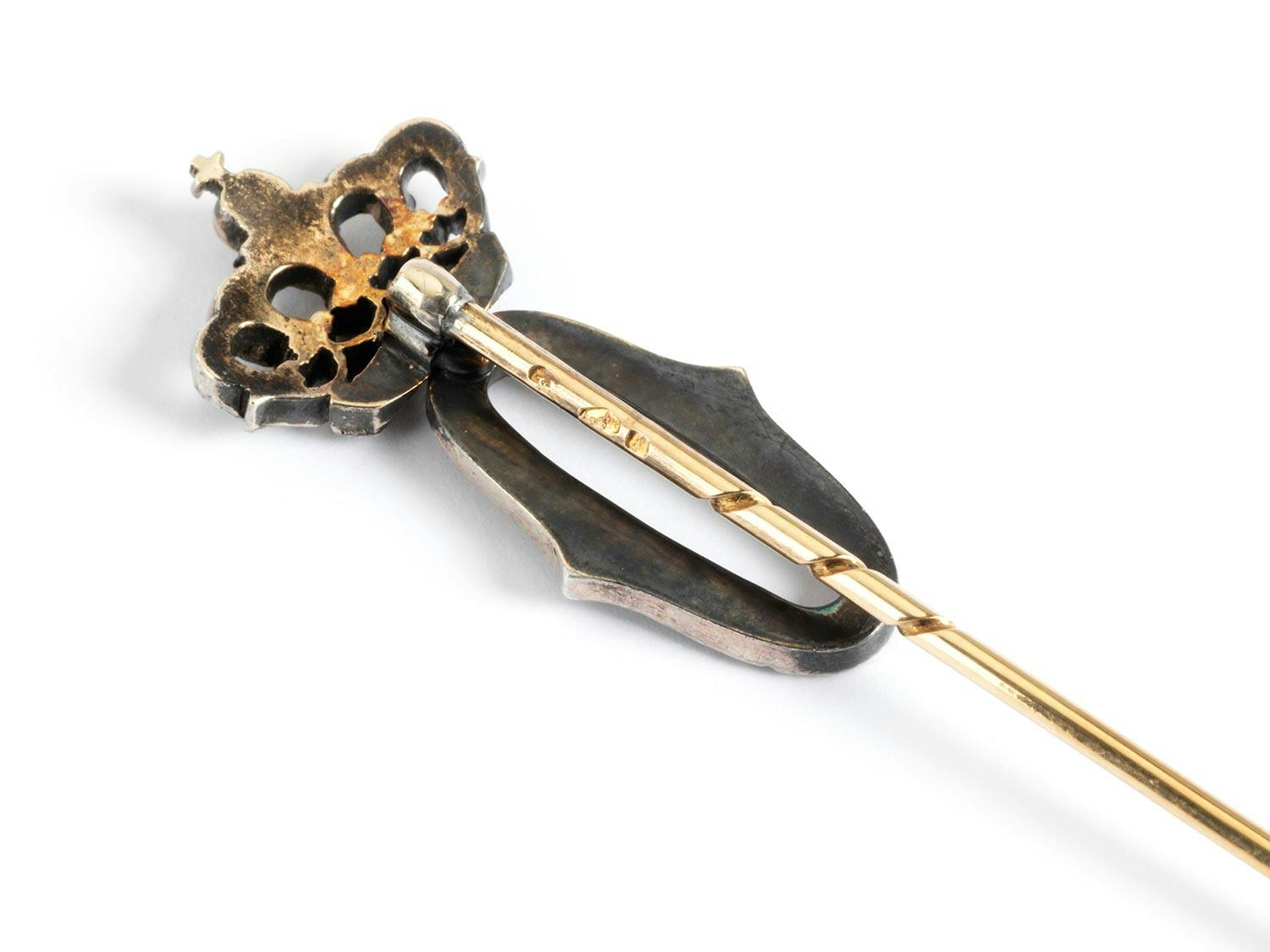 Detailabbildung: Antike Diamant-Krawattennadel