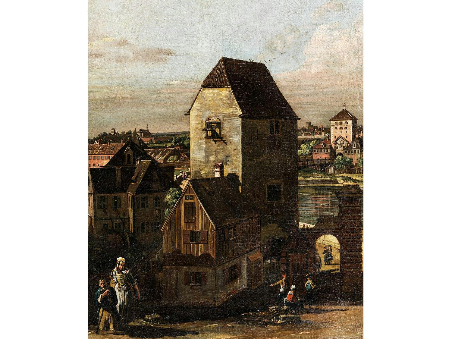 Detailabbildung: Bernardo Bellotto, 1721 Venedig – 1780 Warschau, Nachfolge des