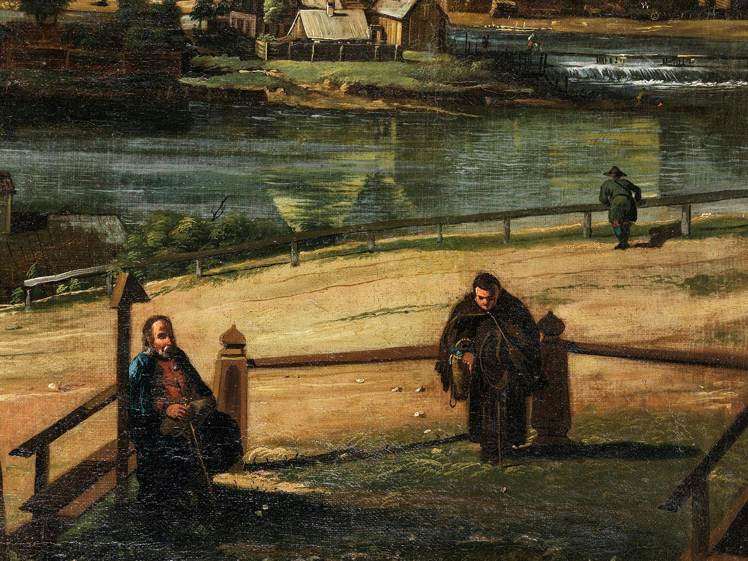 Detailabbildung: Bernardo Bellotto, 1721 Venedig – 1780 Warschau, Nachfolge des