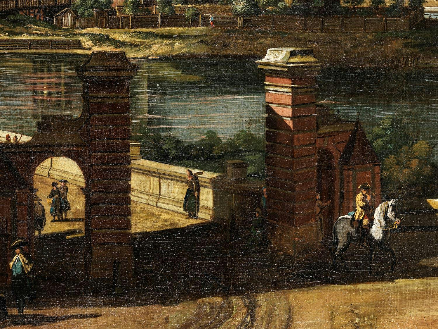 Detailabbildung: Bernardo Bellotto, 1721 Venedig – 1780 Warschau, Nachfolge des