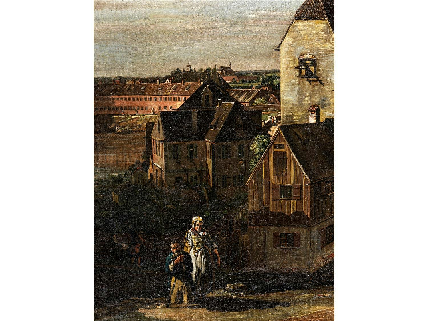 Detailabbildung: Bernardo Bellotto, 1721 Venedig – 1780 Warschau, Nachfolge des