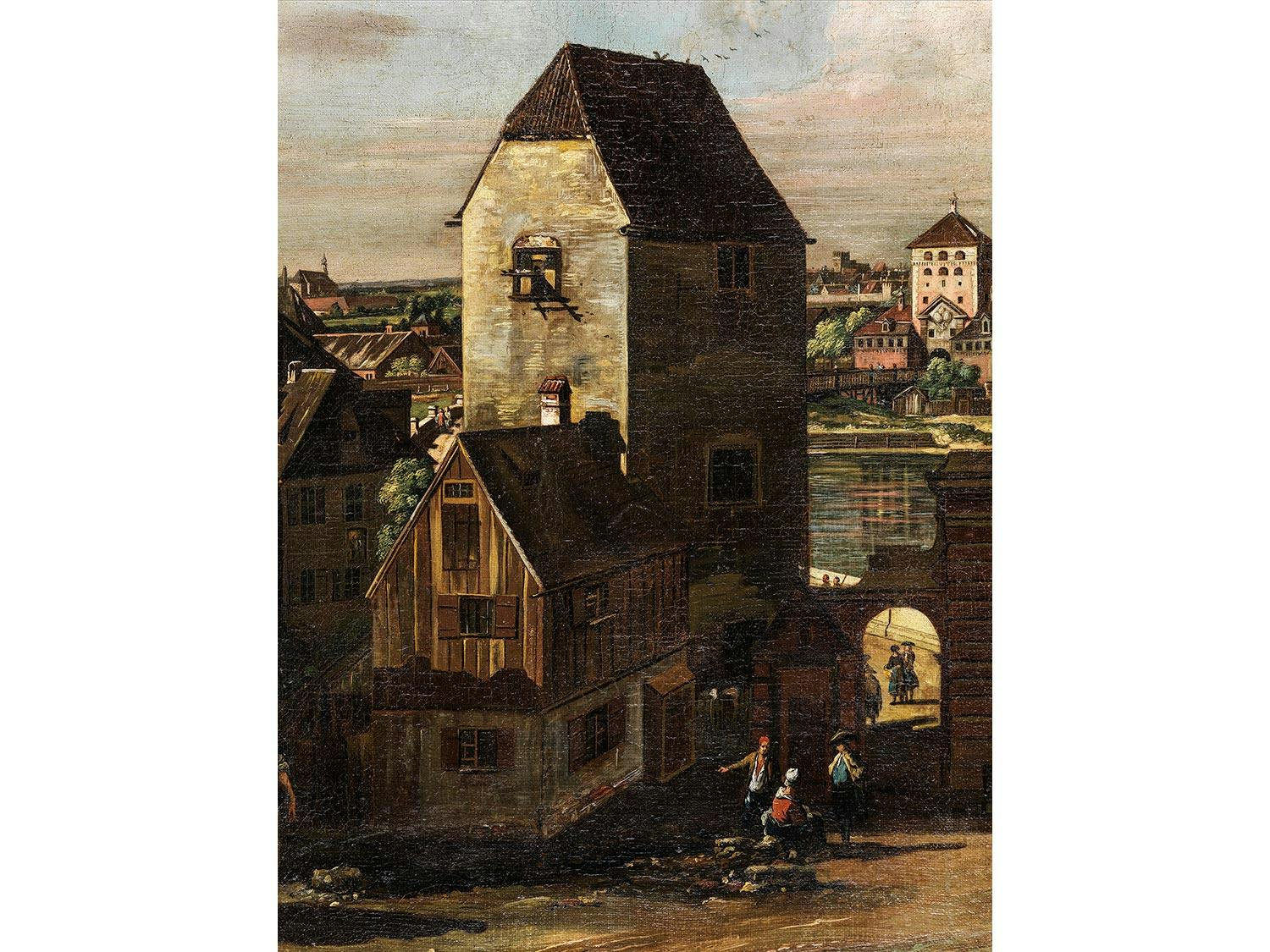 Detailabbildung: Bernardo Bellotto, 1721 Venedig – 1780 Warschau, Nachfolge des