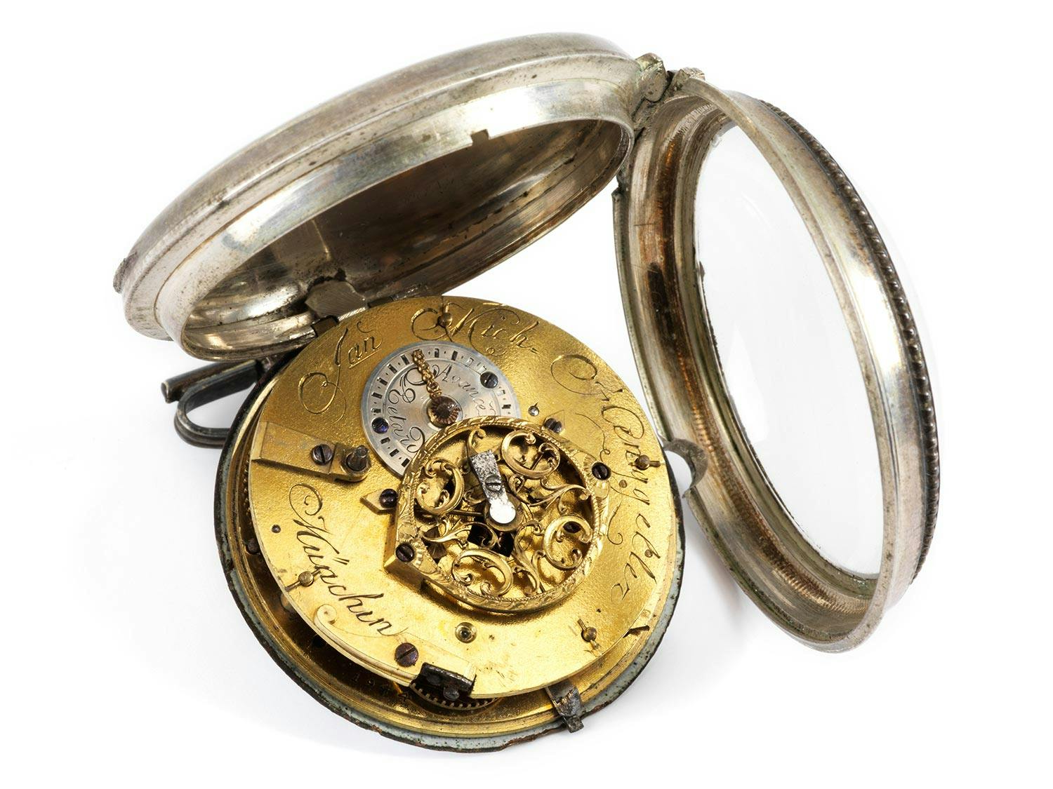 Detailabbildung: Taschenuhr M. Hengeler