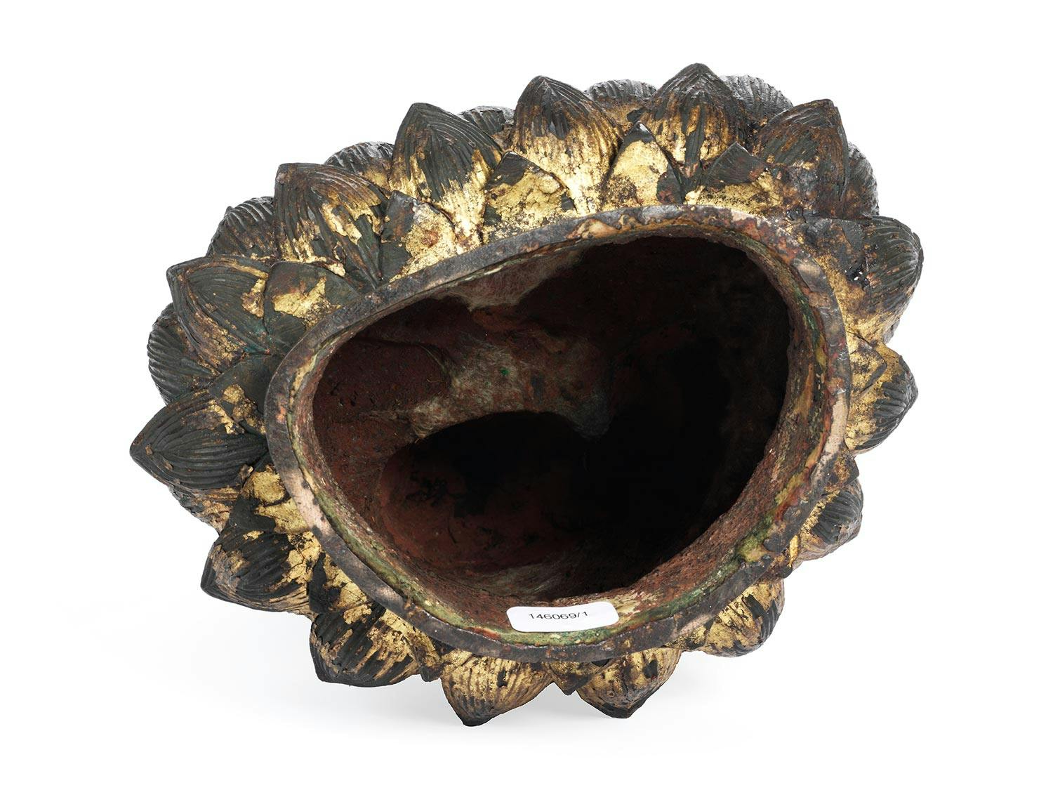 Detailabbildung: Buddha in Bhumisparsha Mudra