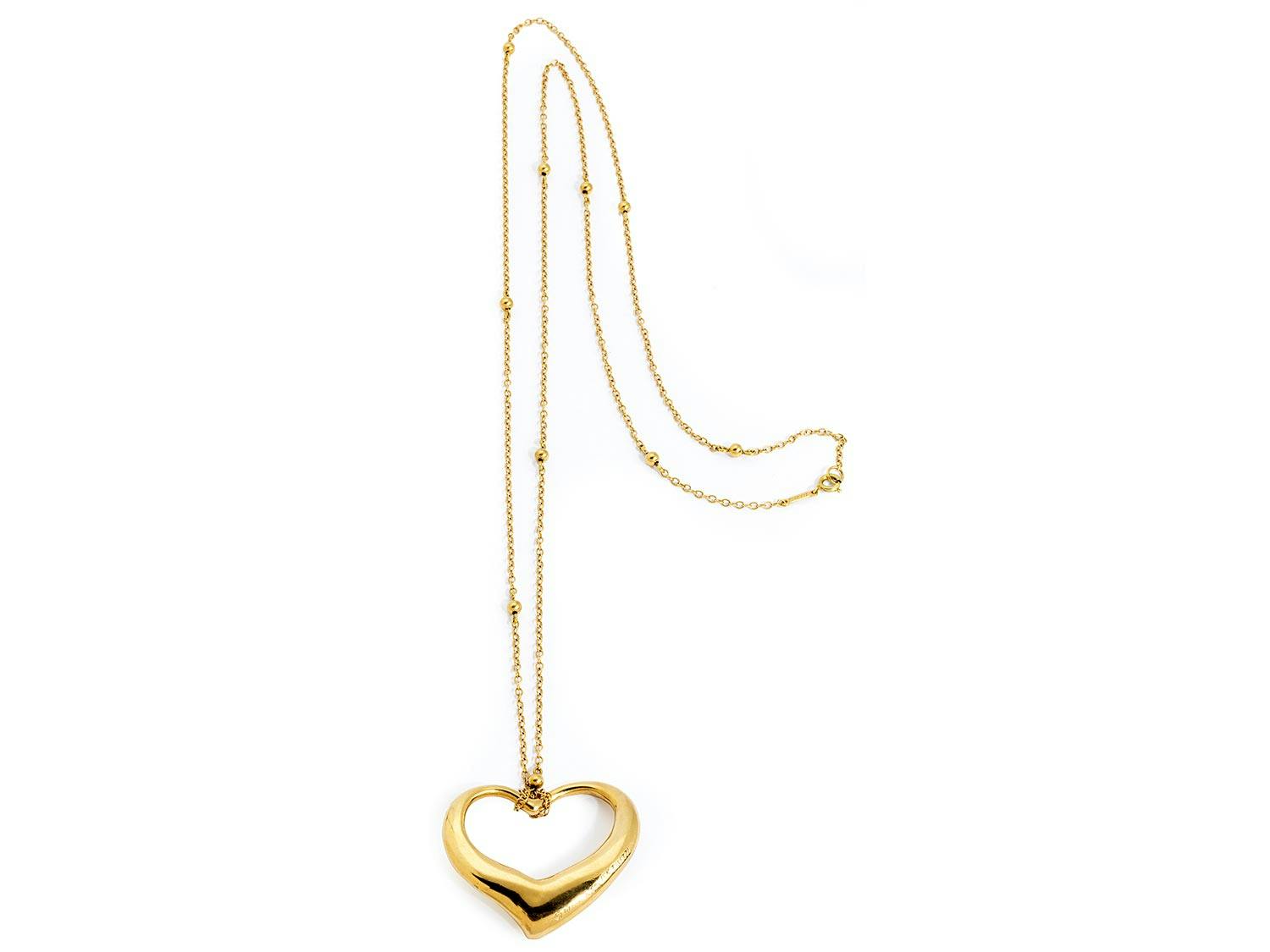 Tiffany Herzanhänger mit Kette