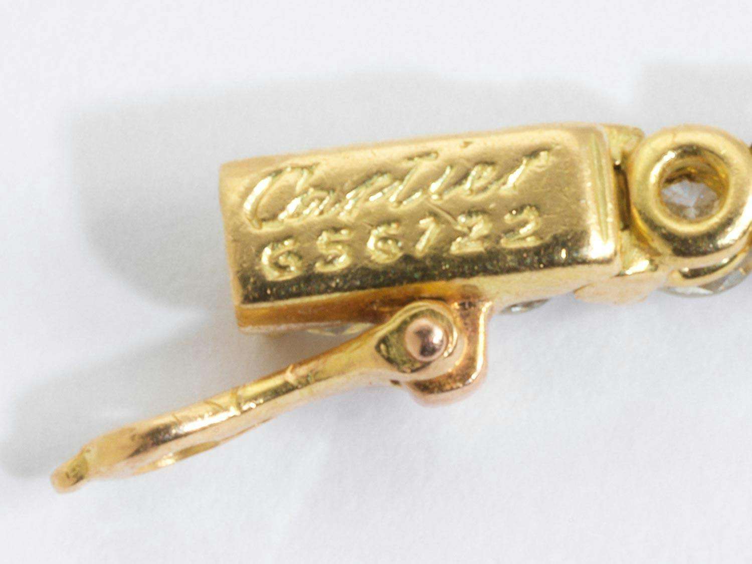 Detailabbildung: Tennisarmband von Cartier