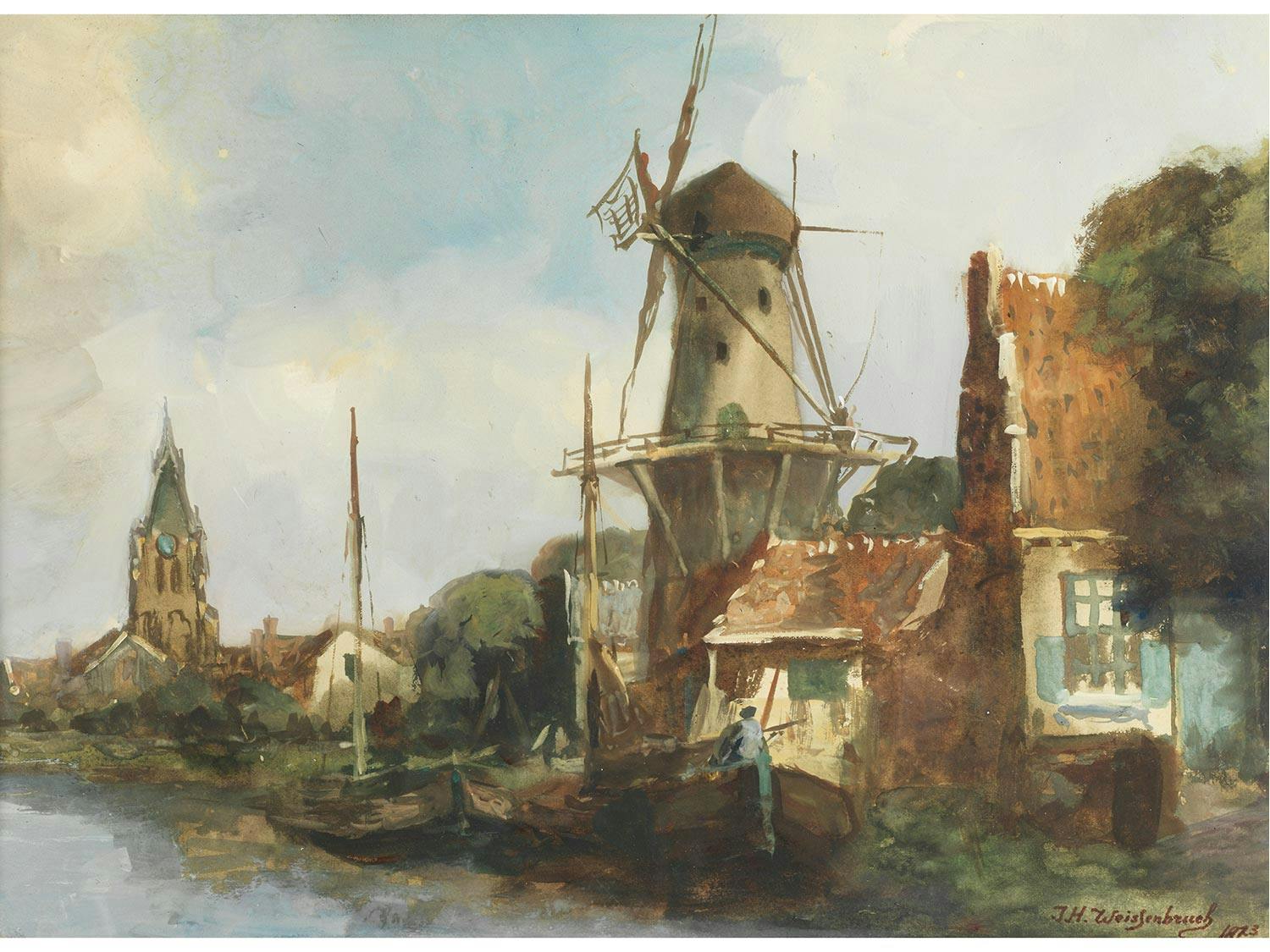 Johan Hendrik Weissenbruch, 1824 Den Haag – 1903 ebenda