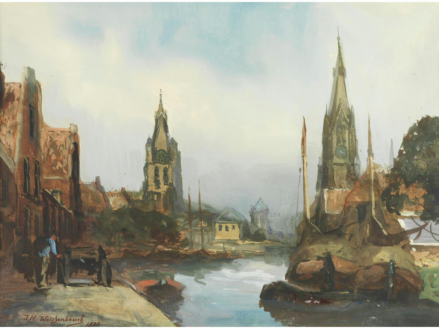 Johan Hendrik Weissenbruch, 1824 Den Haag – 1903 ebenda