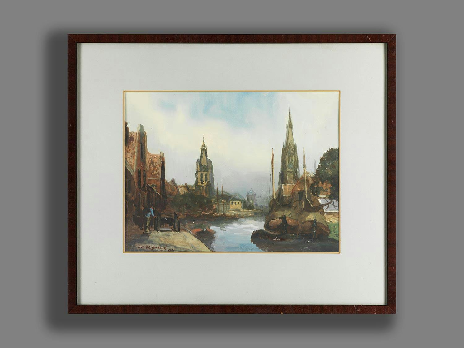 Detailabbildung: Johan Hendrik Weissenbruch, 1824 Den Haag – 1903 ebenda